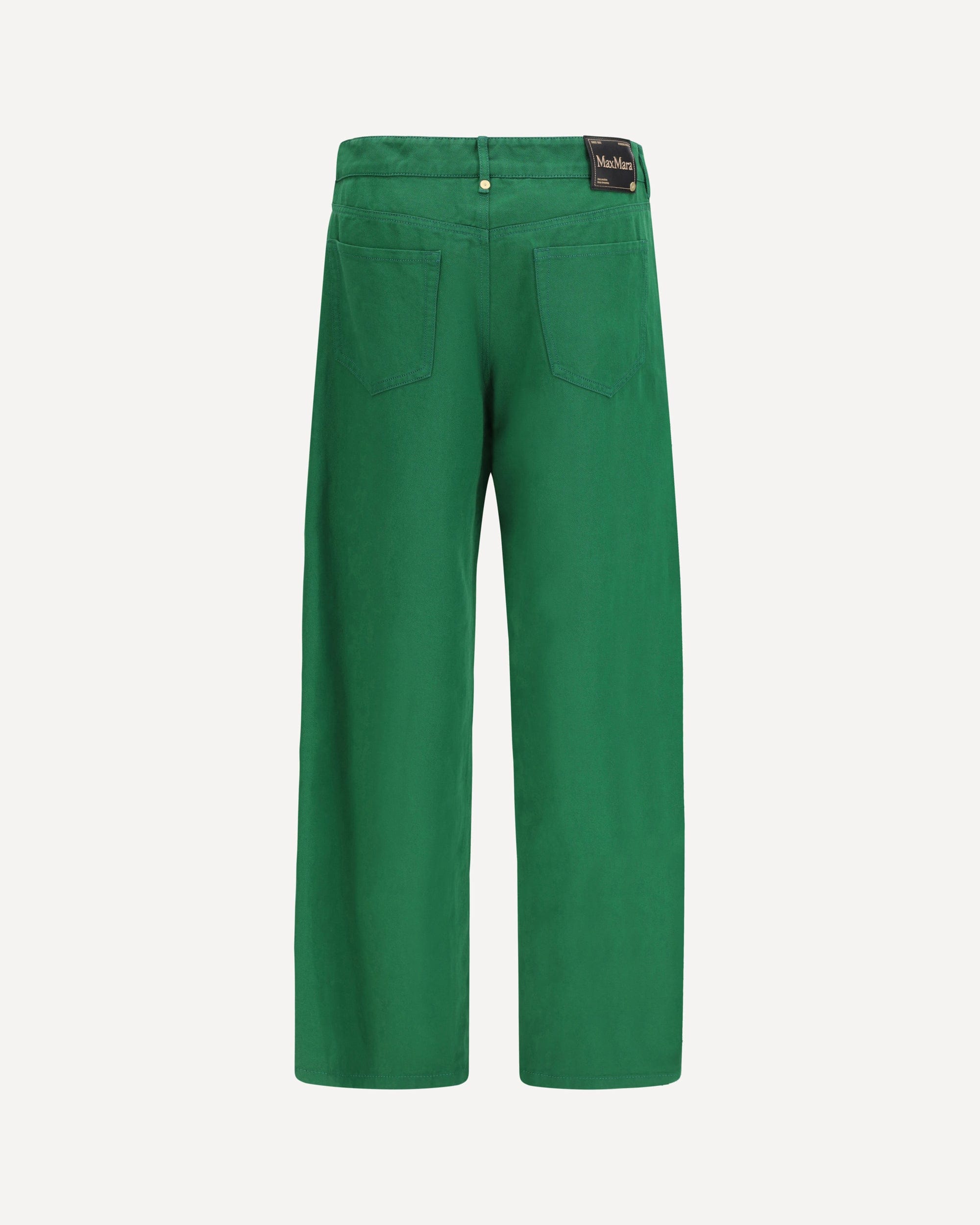 'S Max Mara Cotton-Linen Five-Pocket Straight Pants