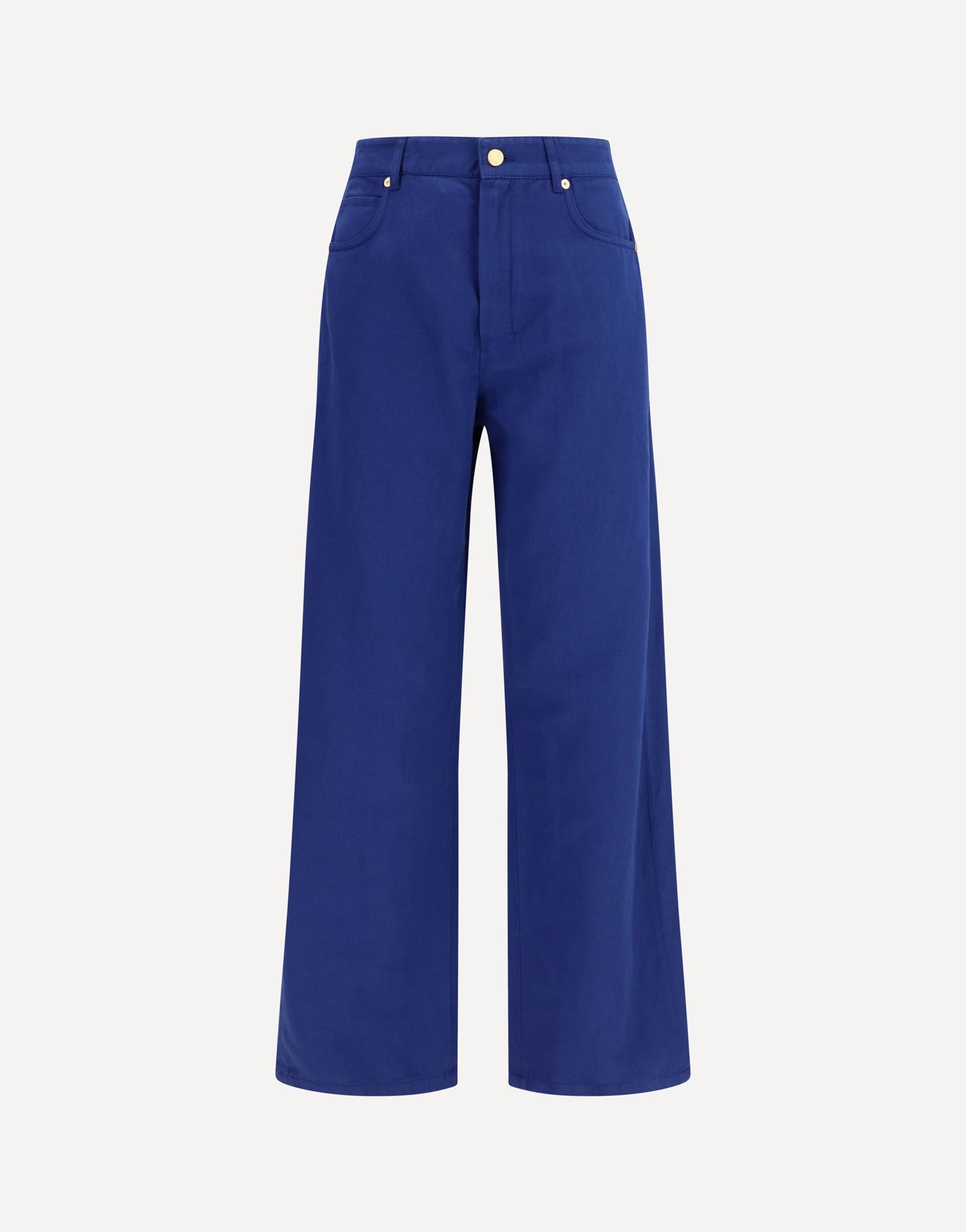 'S Max Mara Cotton-Linen Five-Pocket Straight Pants