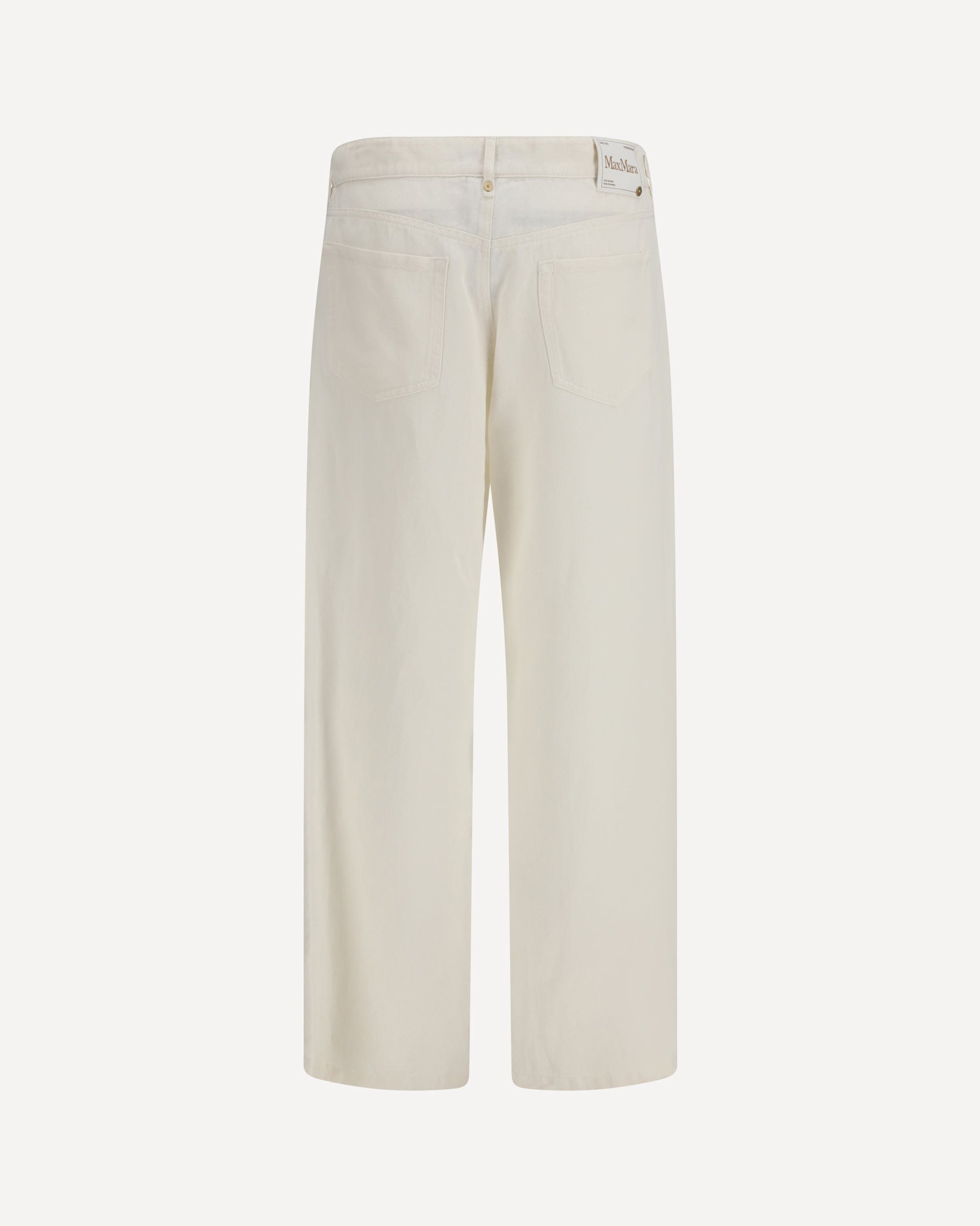 'S Max Mara Cotton-Linen Straight-Leg Pants