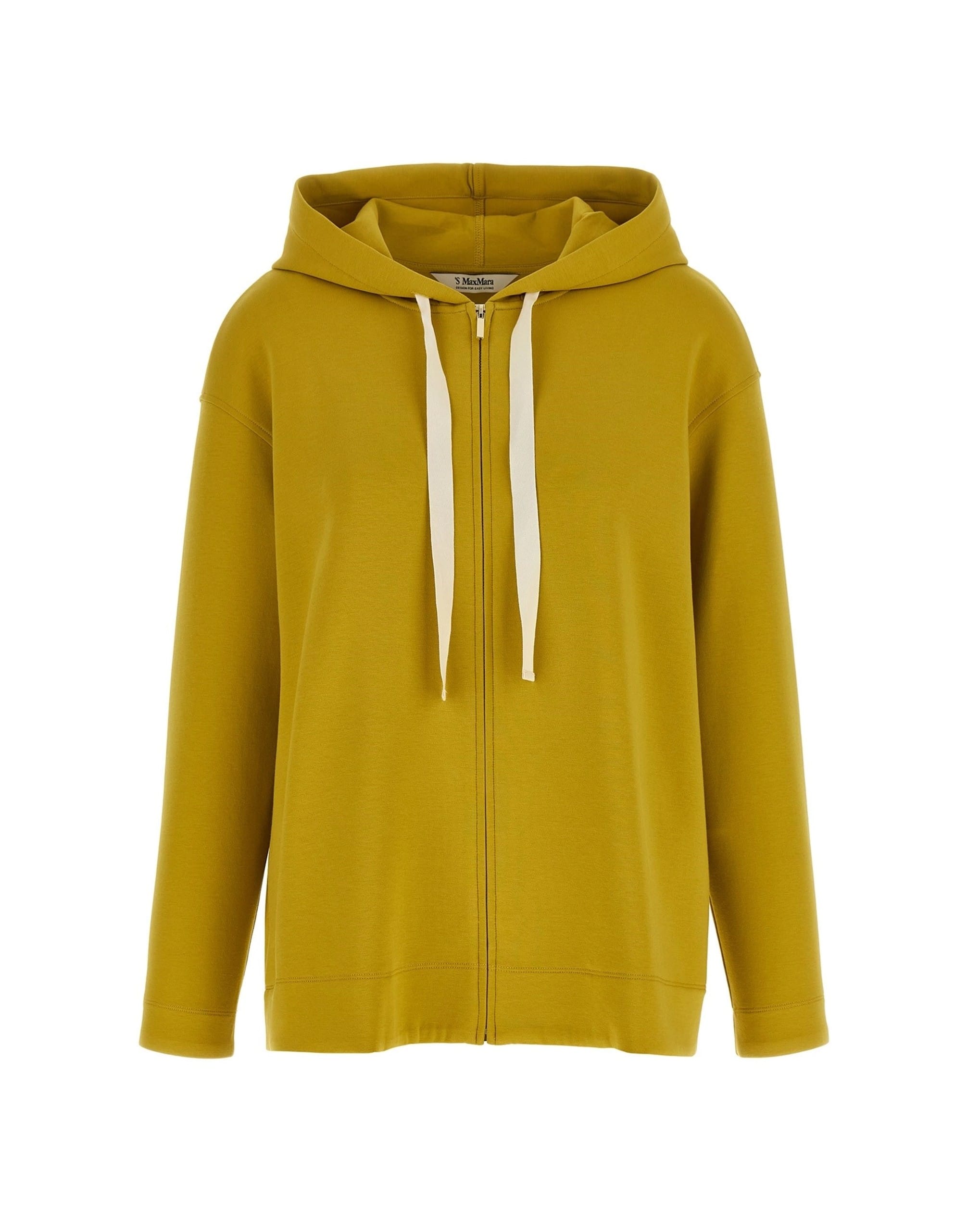 'S Max Mara 'S Max Mara Logo-Back Zip Hoodie