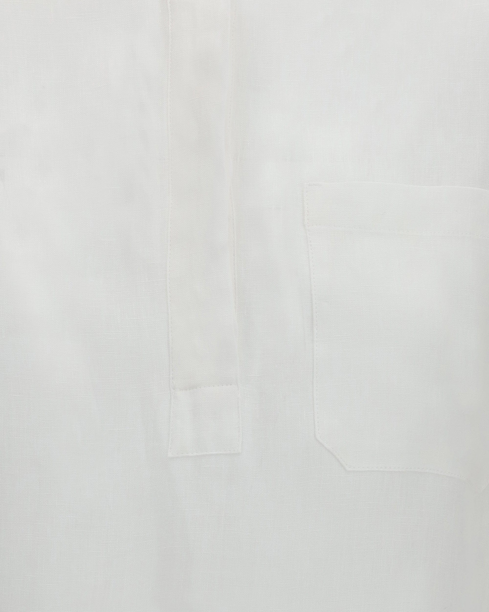 'S Max Mara Smmcantico Linen Shirt Mandarin Collar