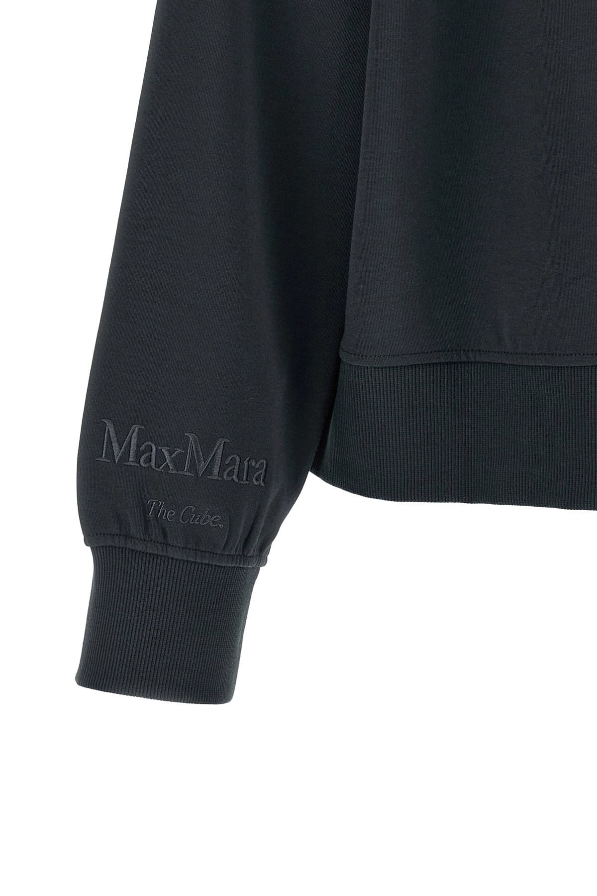 'S Max Mara 'S Max Mara Zip-Front Cotton Blend Hoodie