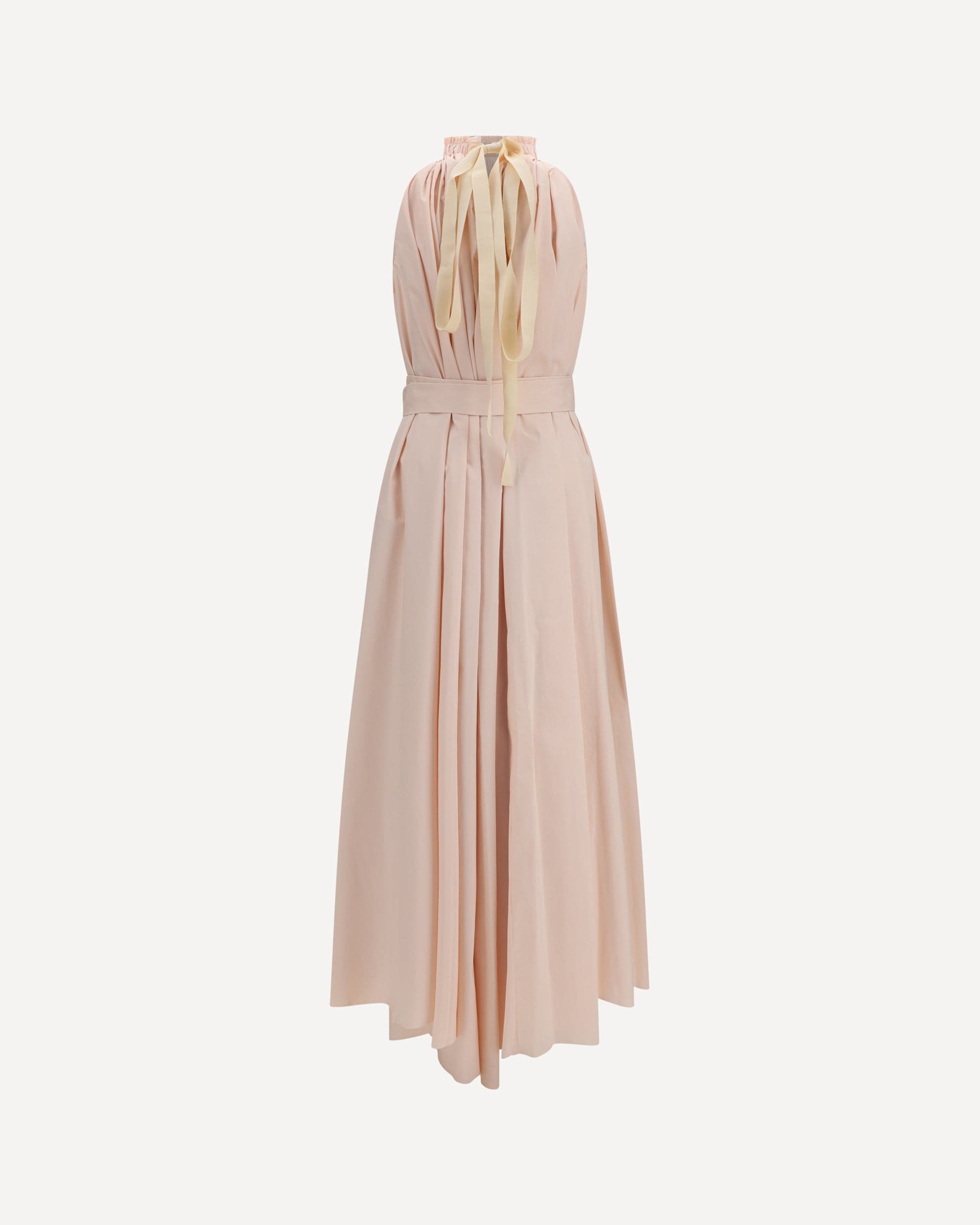 SA SU PHI Belted Pleated Knee-Length Dress - alternate view