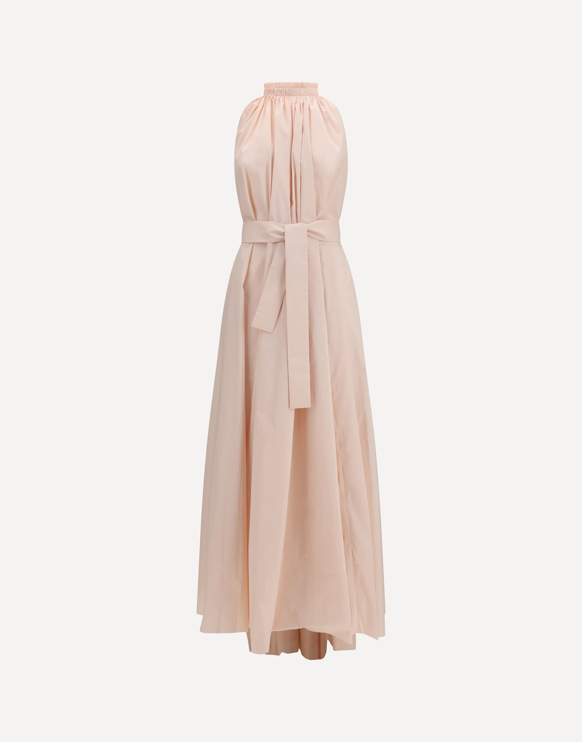 SA SU PHI Belted Pleated Knee-Length Dress