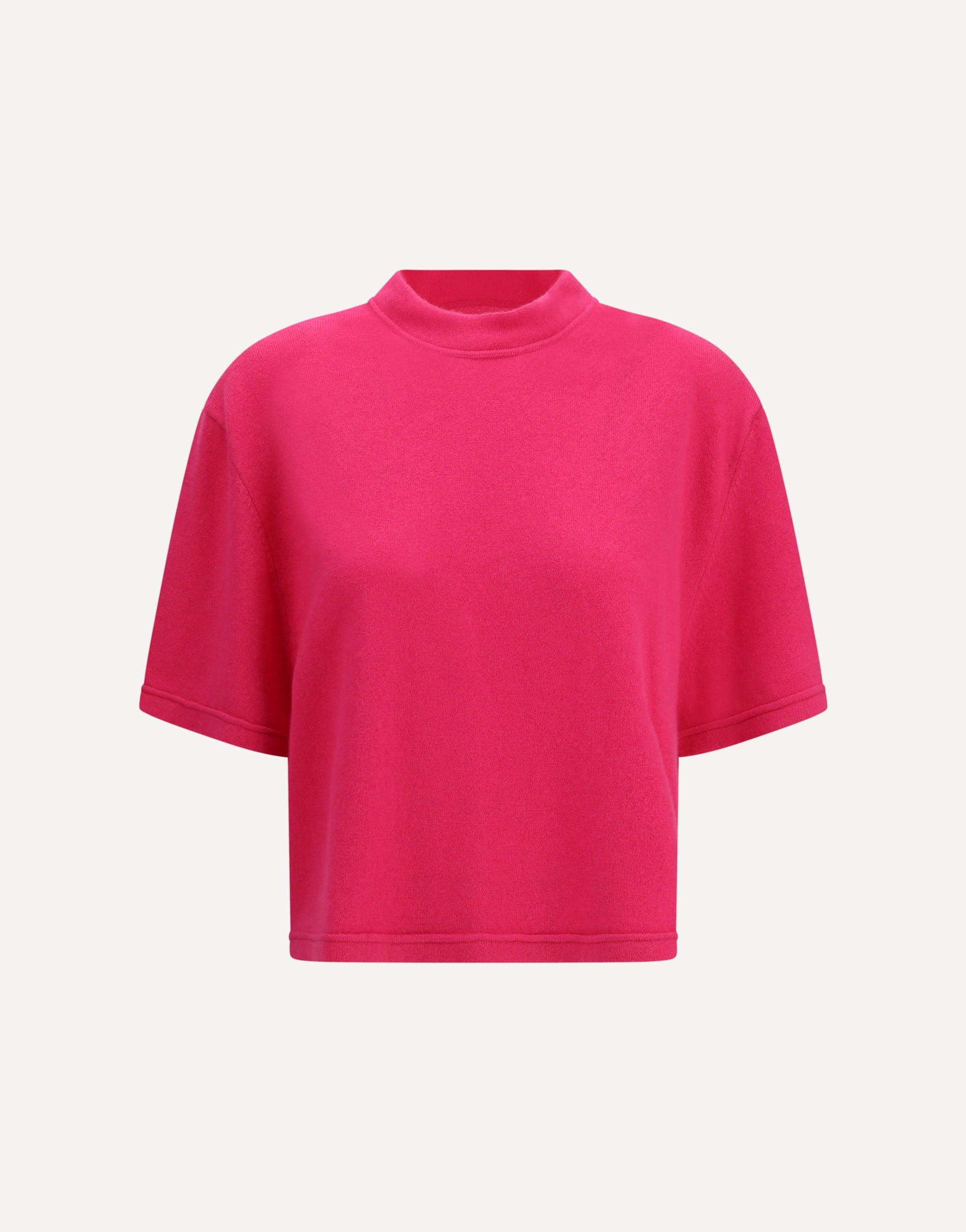 SA SU PHI Cropped Round Neck T-Shirt