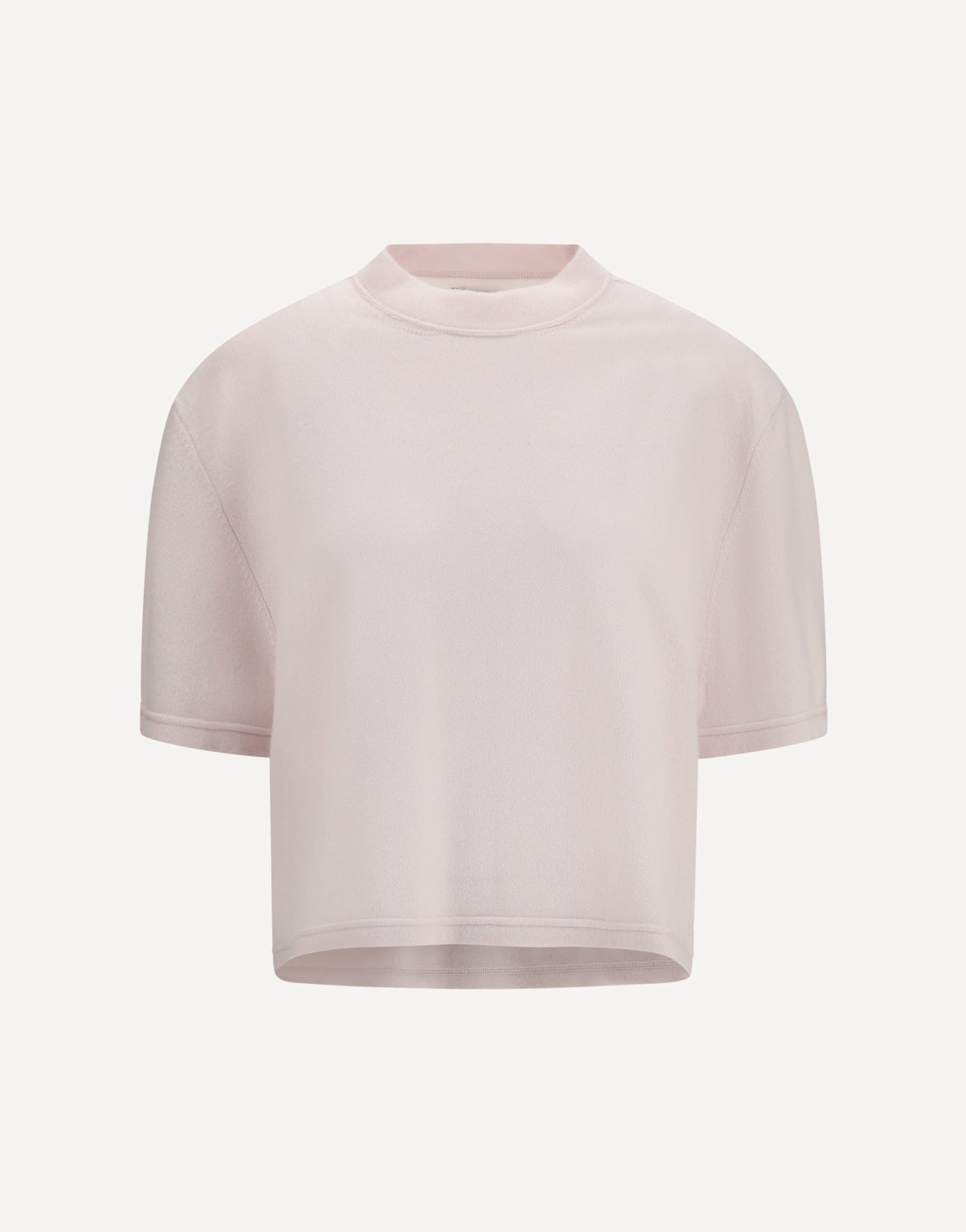 SA SU PHI Cropped T-Shirt With Round Neckline