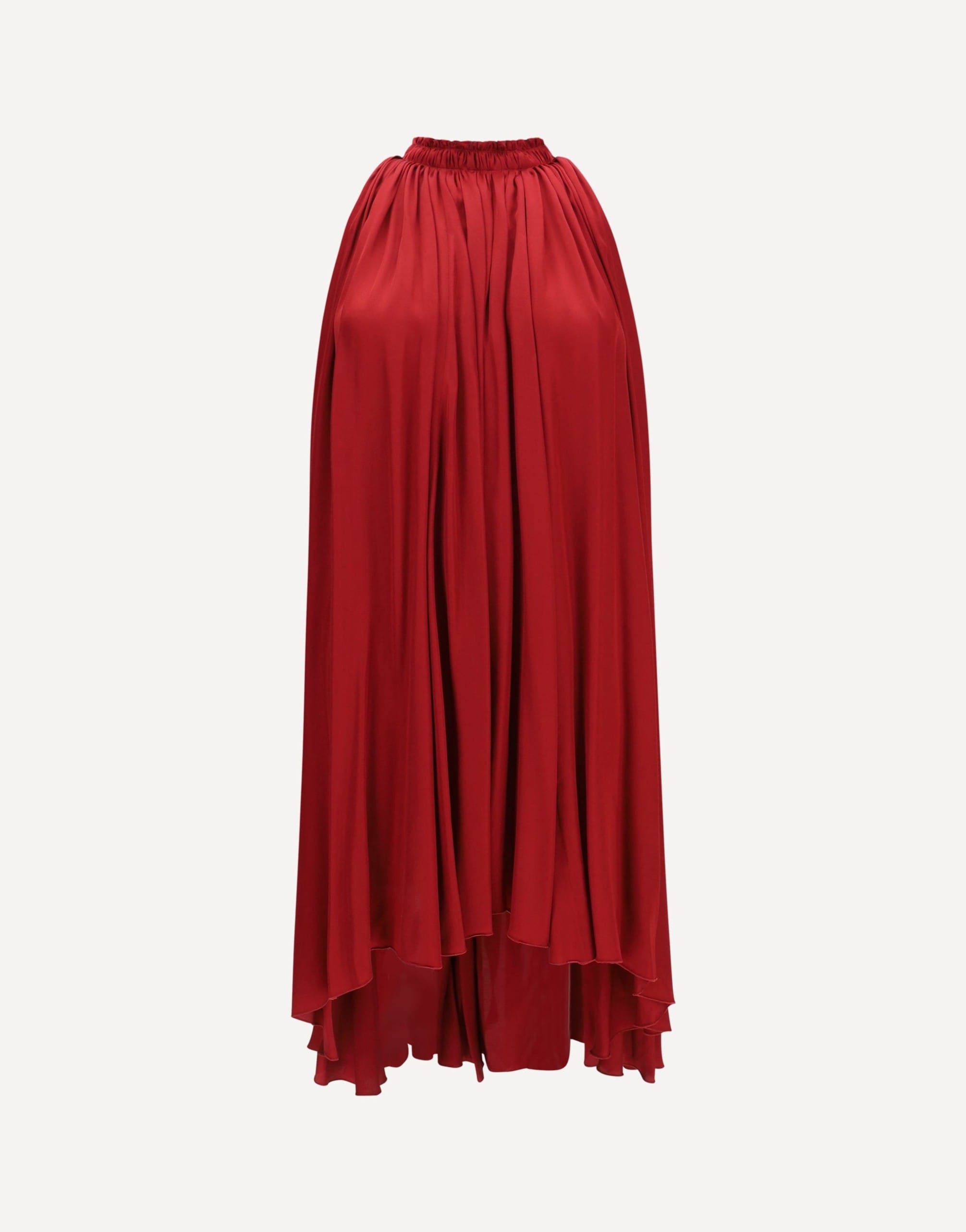SA SU PHI Short Draped Halter Dress