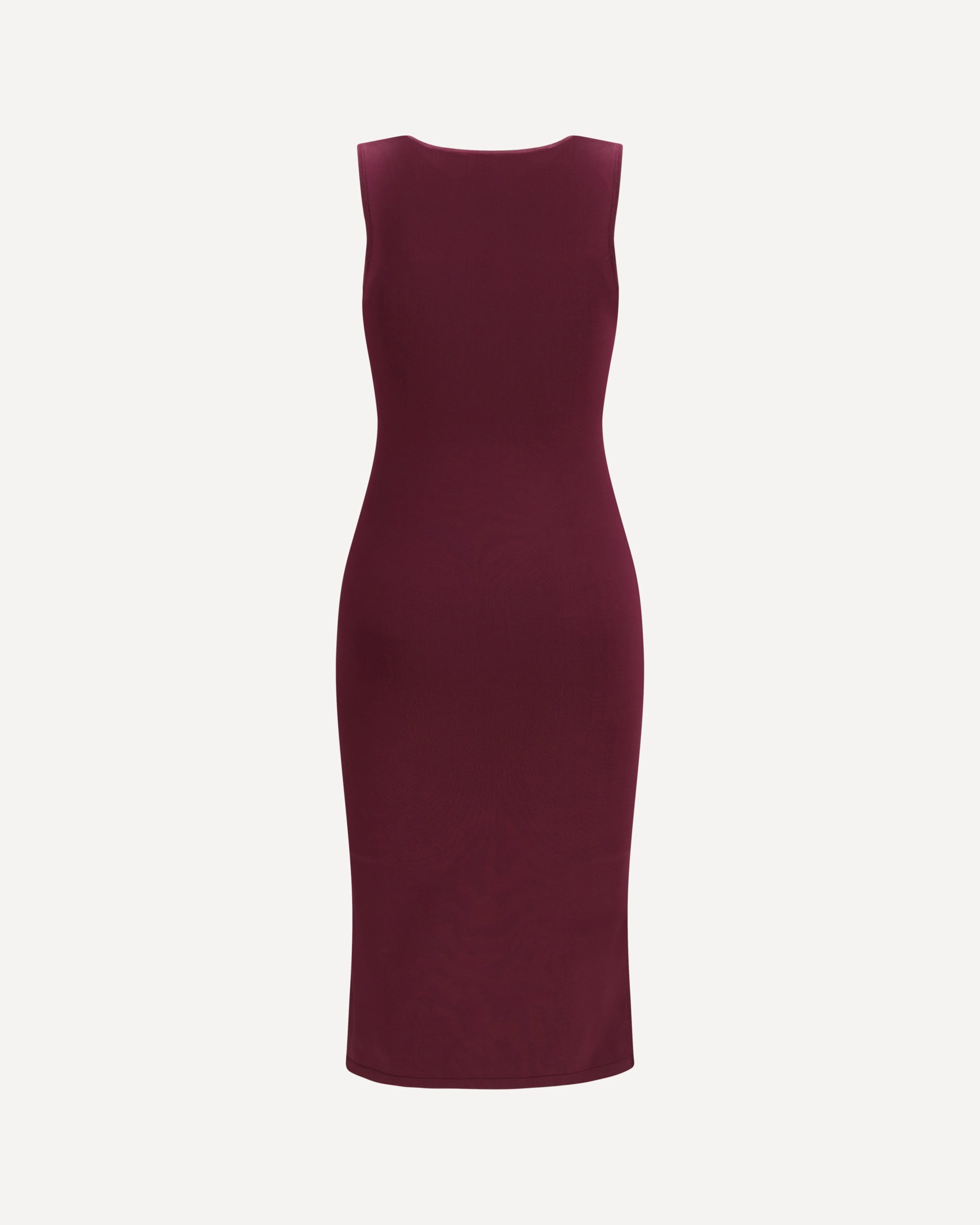 SA SU PHI Sleeveless Slim-Fit Long Silk Dress - alternate view