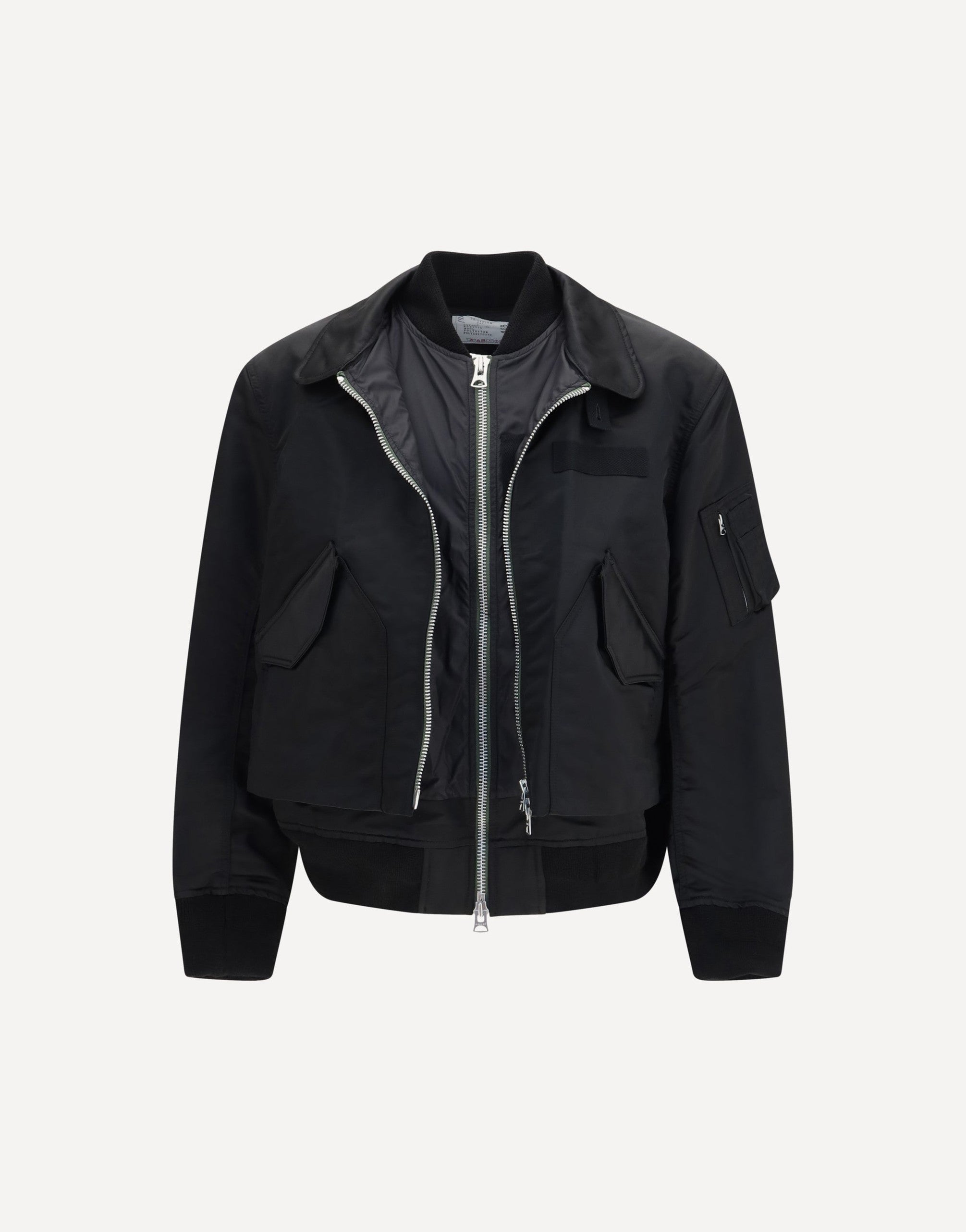 Sacai Cotton Chino Nylon Twill Double Jacket