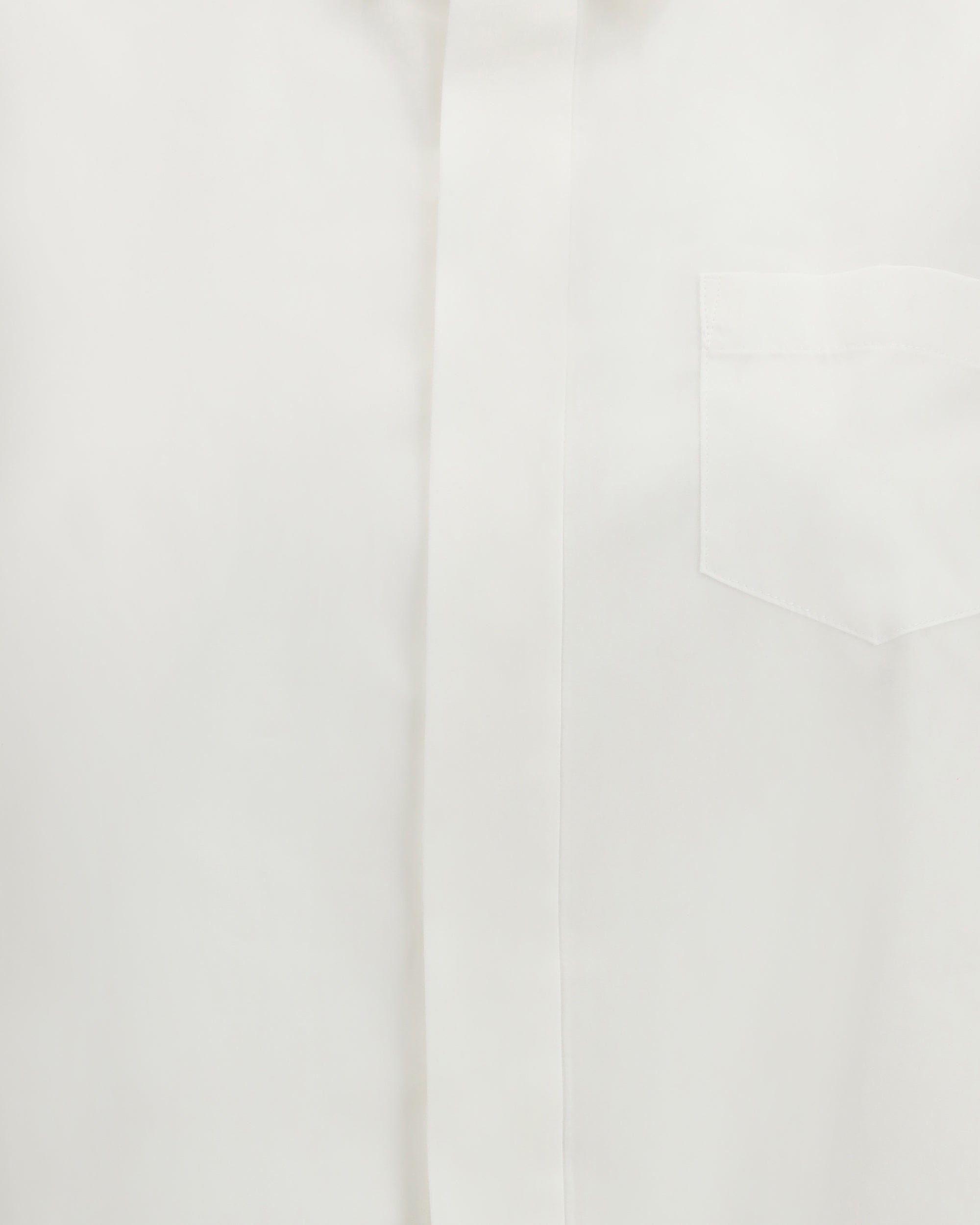 Sacai Cropped Cotton Short Sleeve Shirt