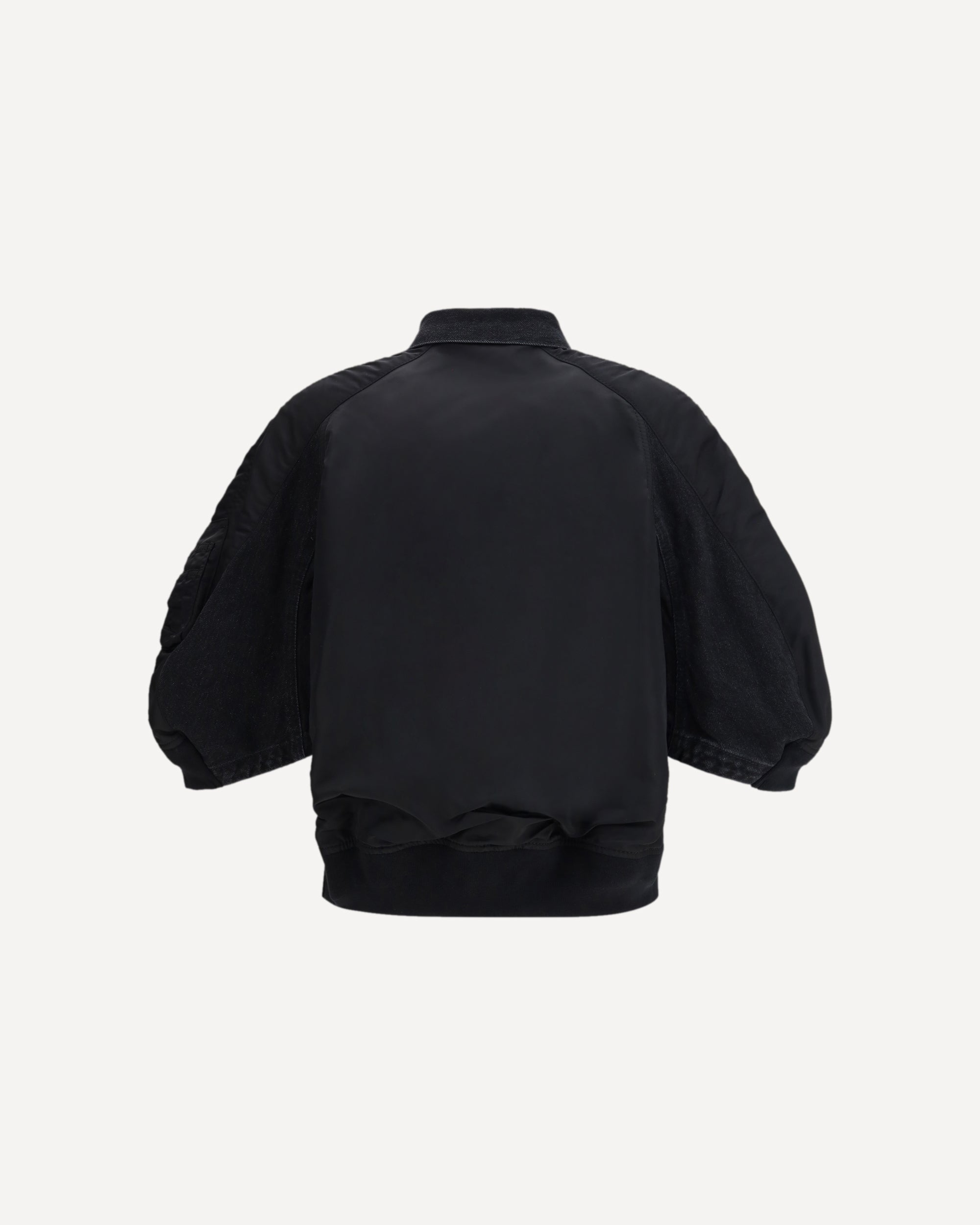 Jacke aus Denim und Nylon-Twill - alternate view