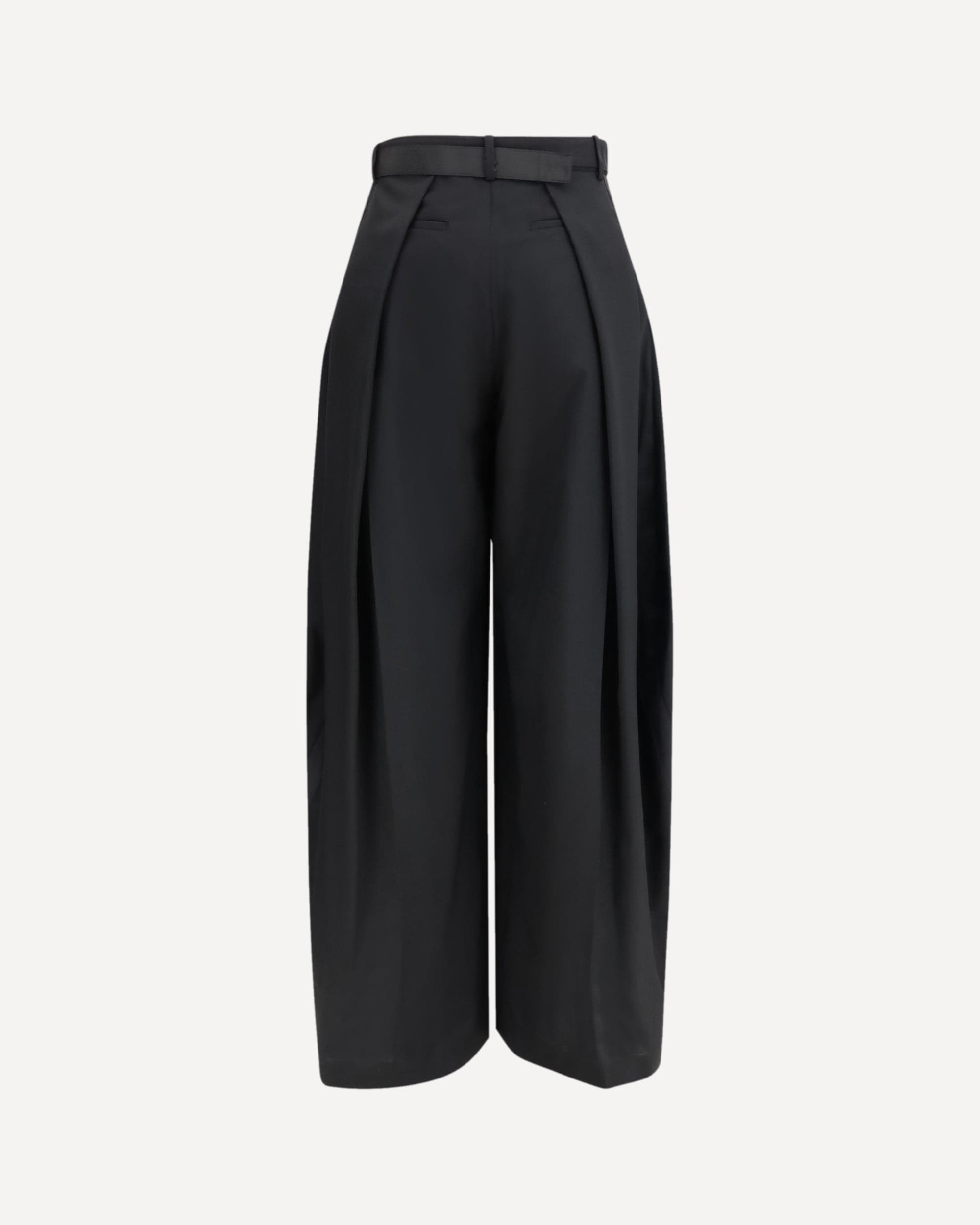 Pantalon oversize avec ceinture intégrée - alternate view