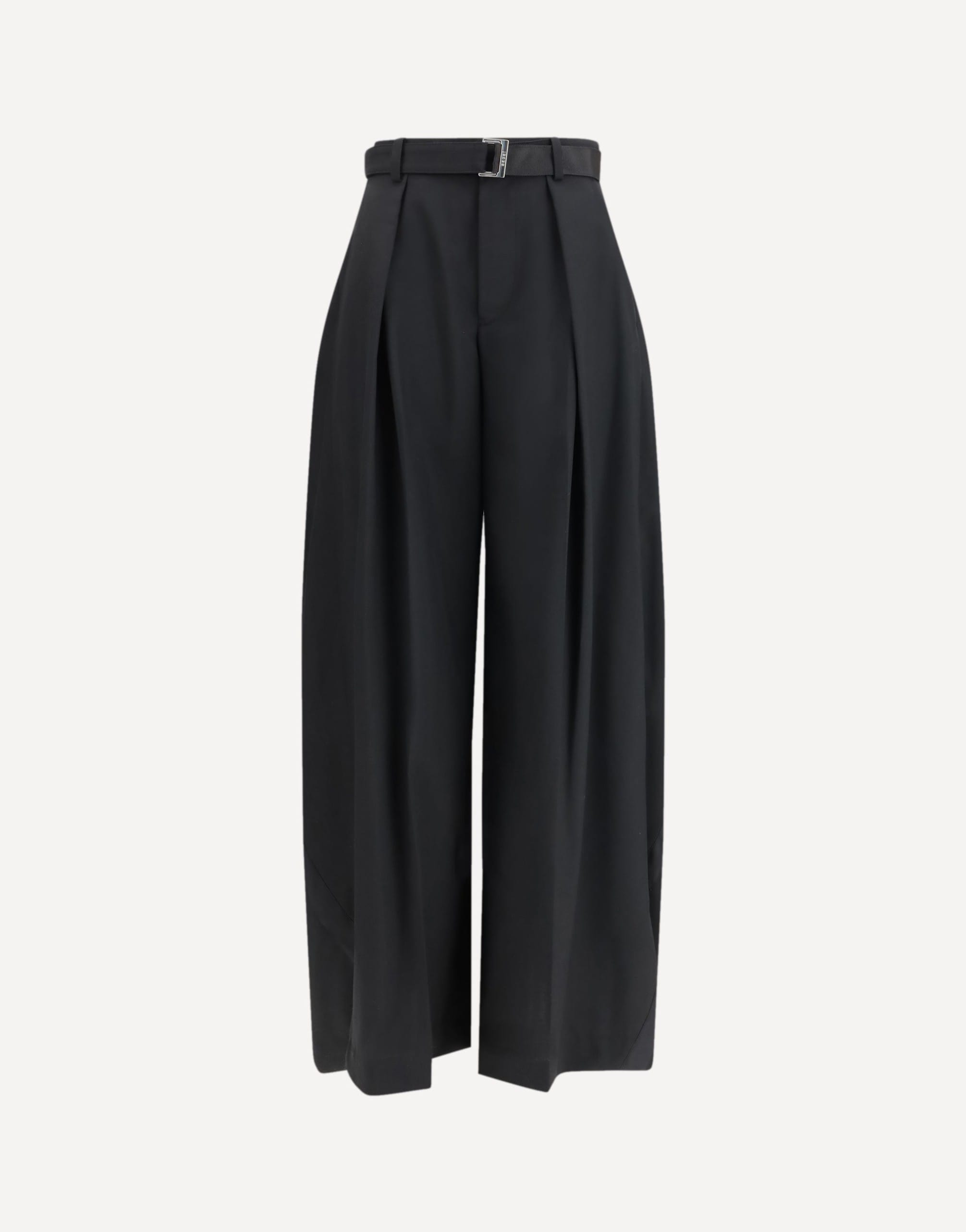 Sacai Oversized Pants With Built-In Belt