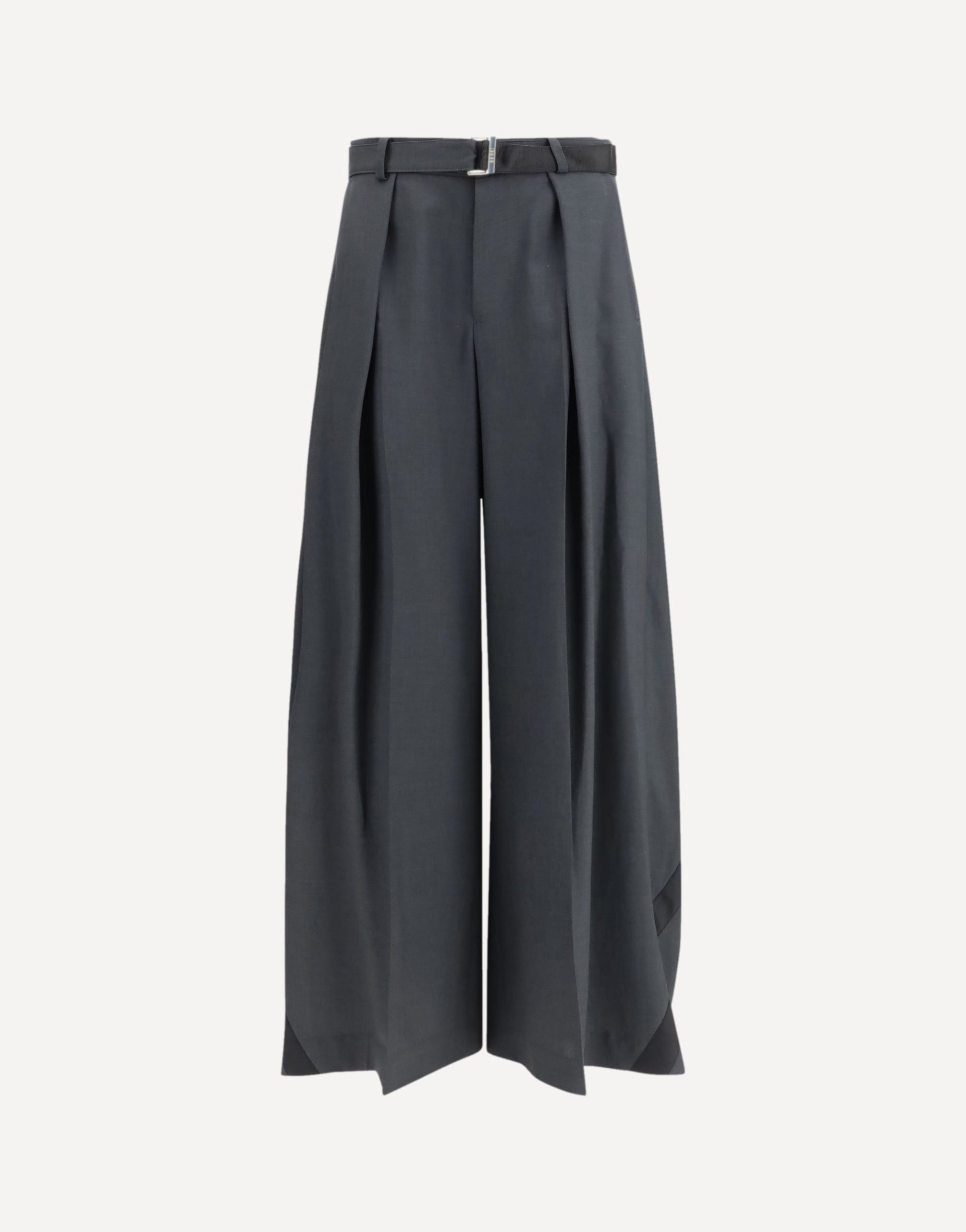 Sacai Oversized Pants With Built-In Belt