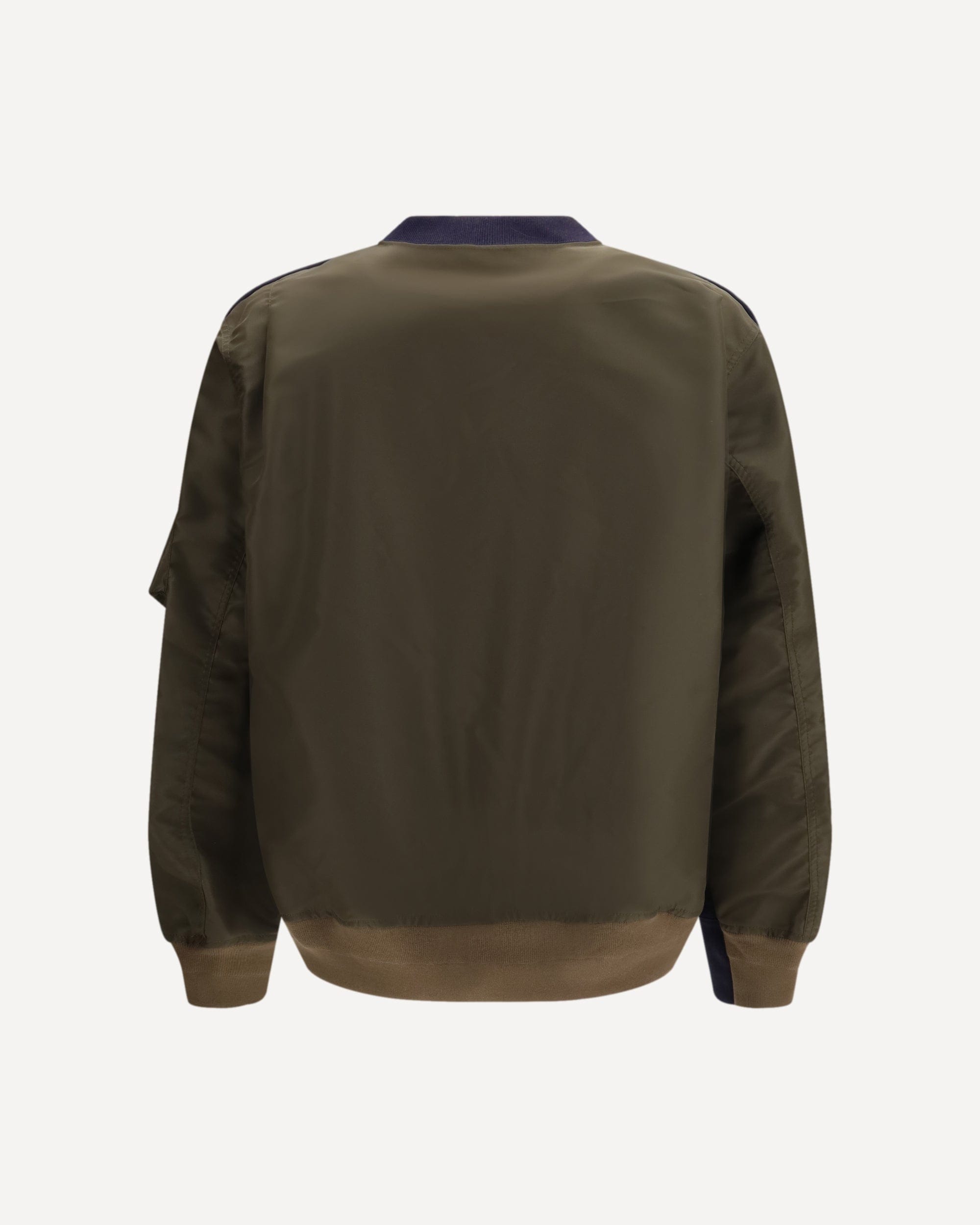 Sweatshirt met panelen en zak met rits - alternate view