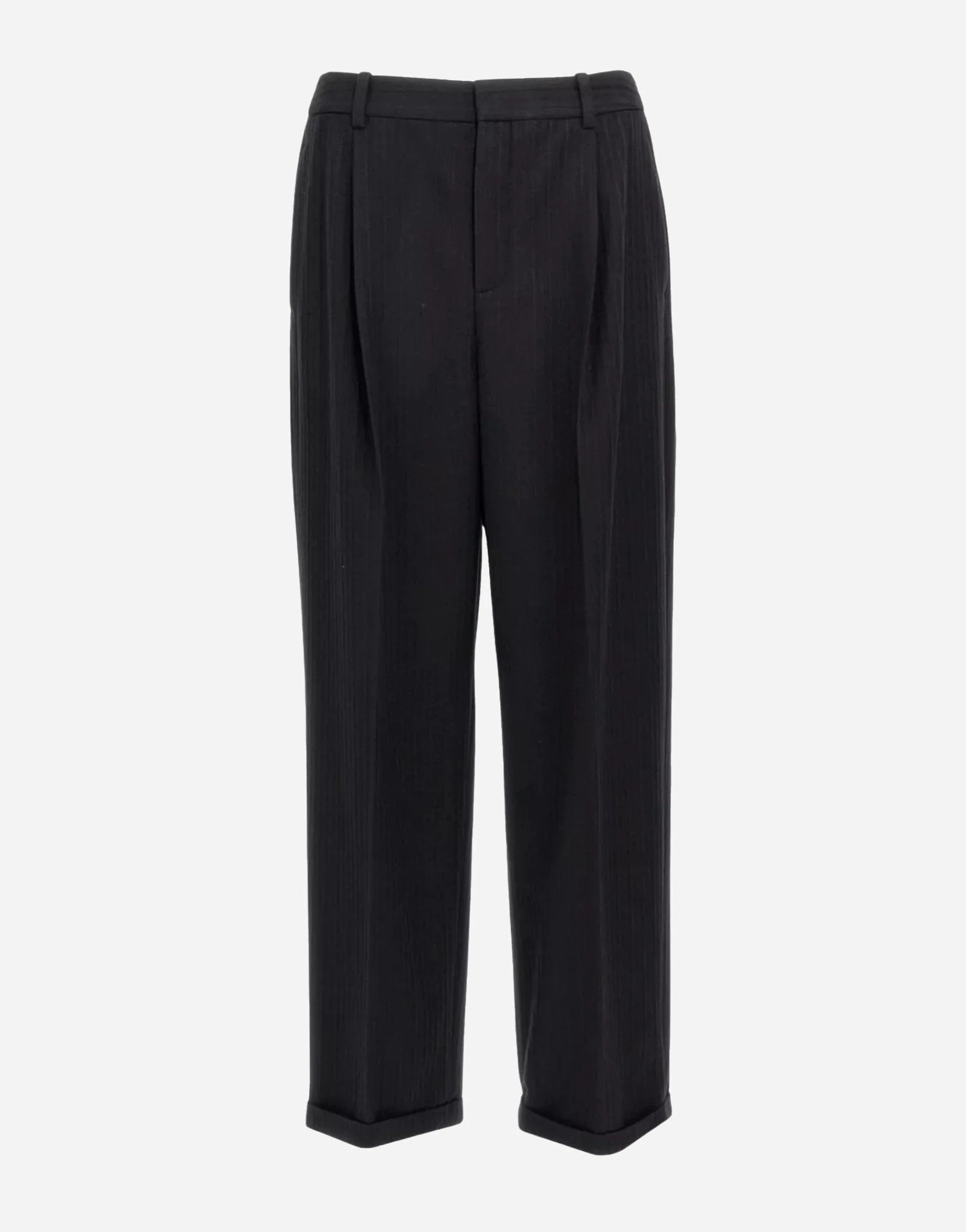 Saint Laurent 90's Striped Cashmere-Wool Pants