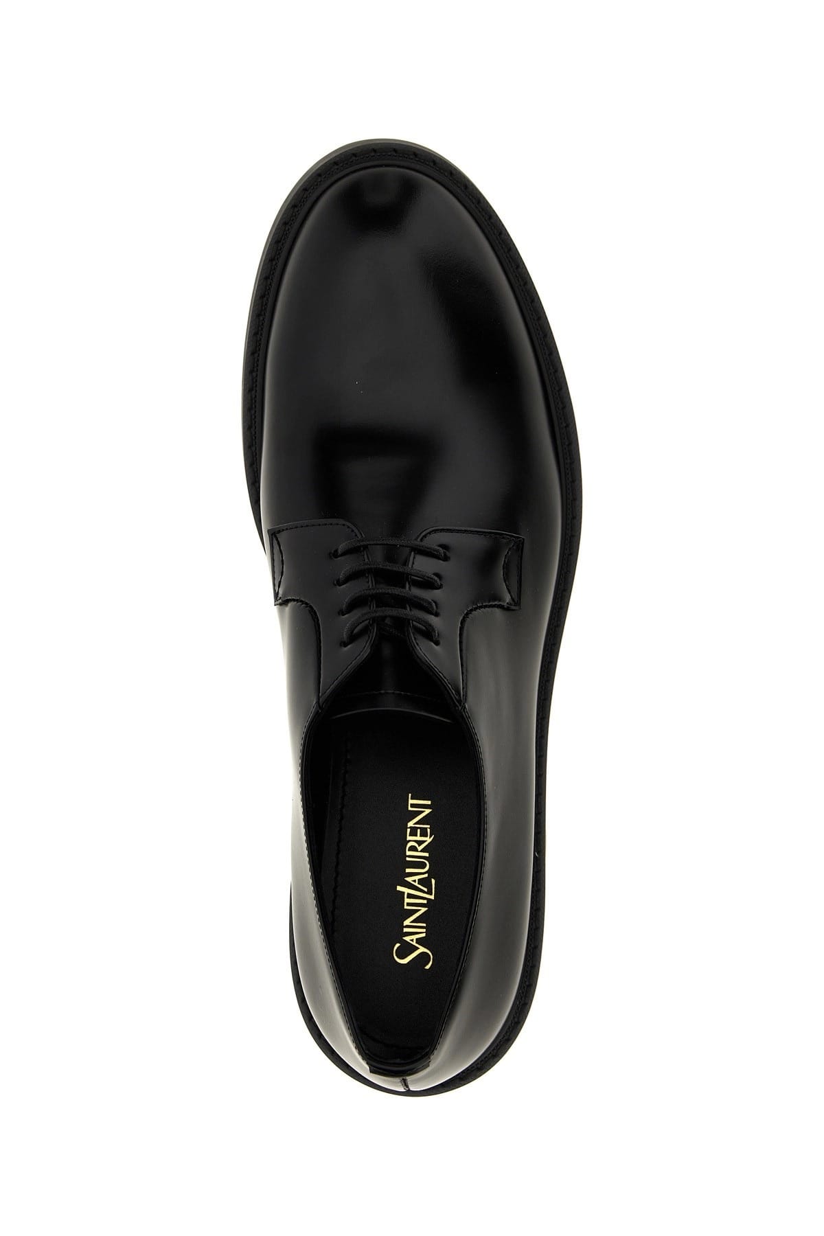 Saint Laurent Saint Laurent Antoine Leather Lace Up Shoes
