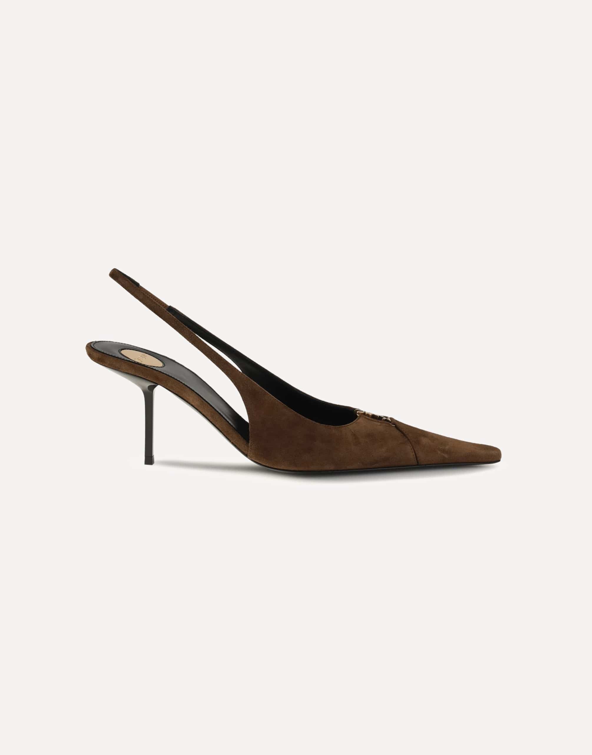 Saint Laurent Babylone Breteuil Suede Pumps