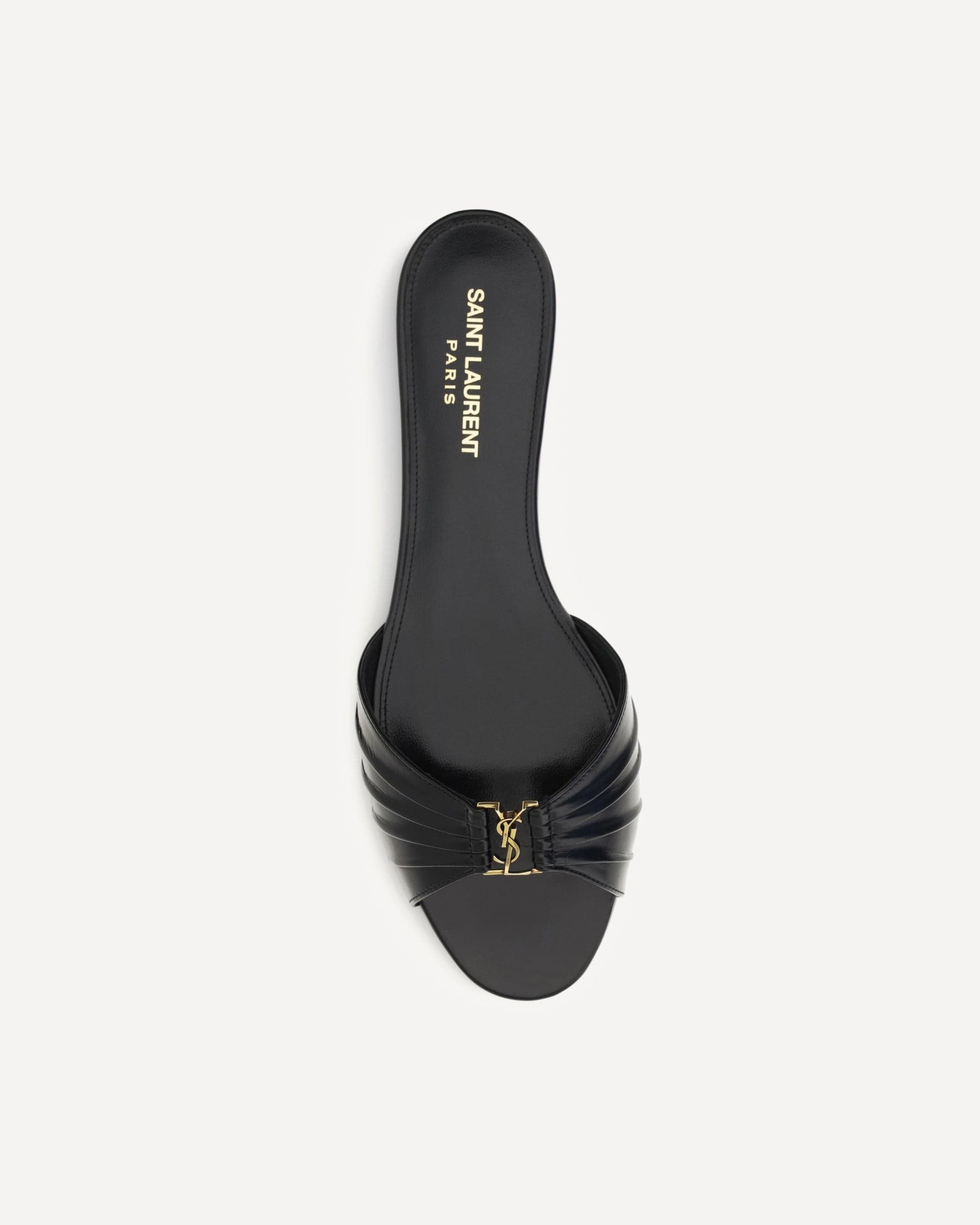 Saint Laurent Babylone Leather Sandals