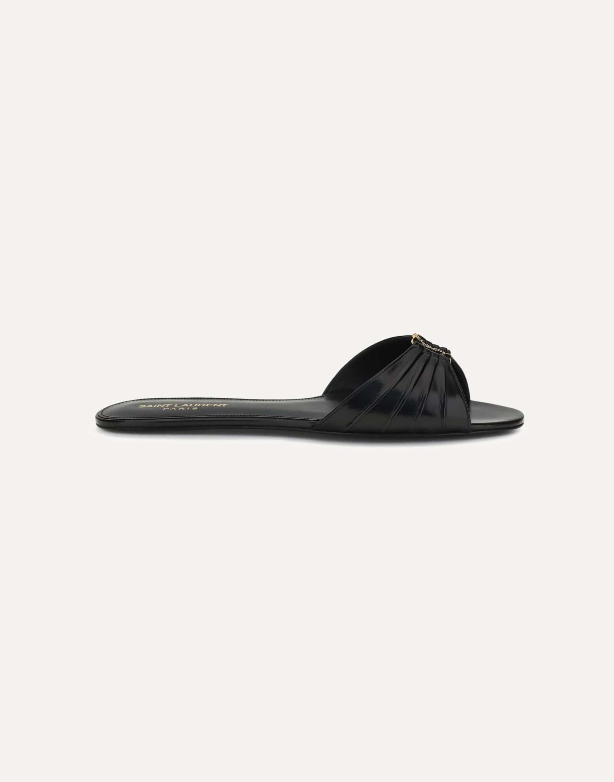 Saint Laurent Babylone Leather Sandals