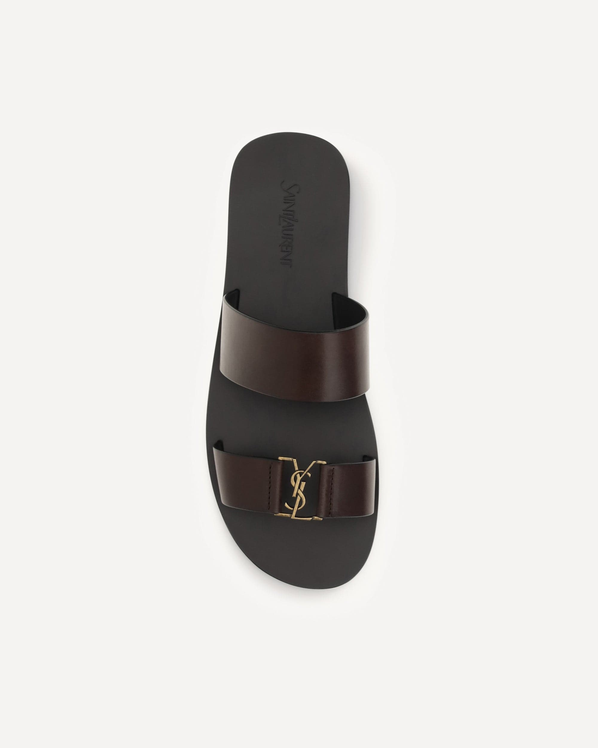 Saint Laurent Babylone Sandals Cassandre Logo