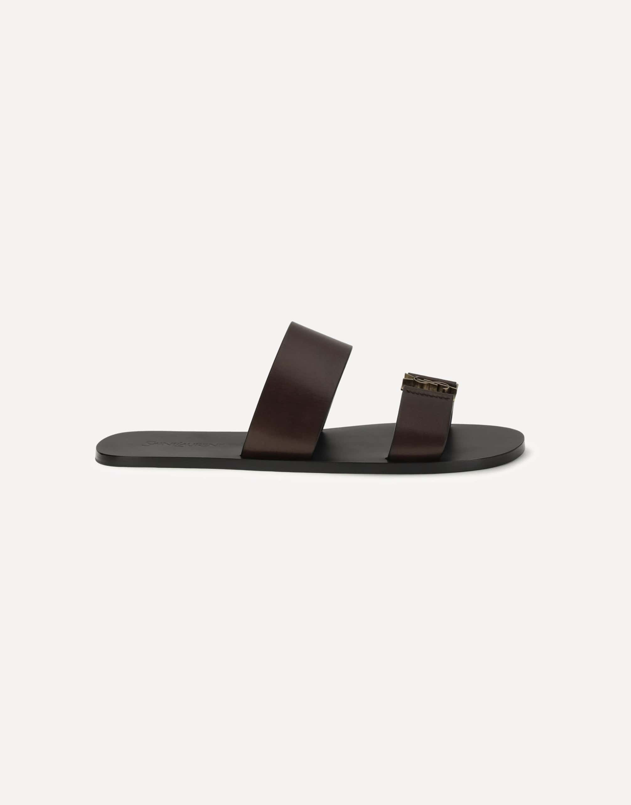 Saint Laurent Babylone Sandals Cassandre Logo