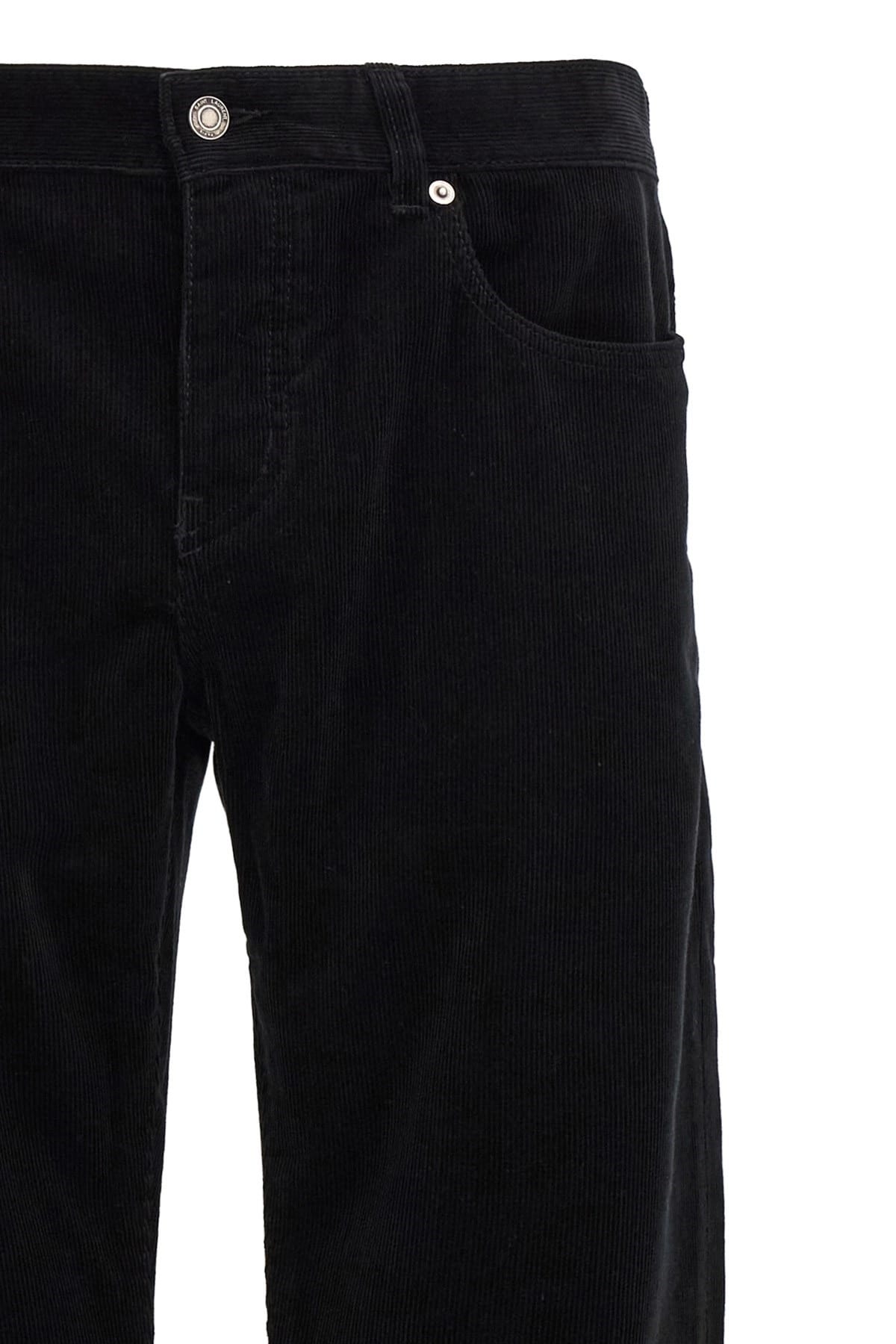 Saint Laurent Saint Laurent Black Corduroy Trousers