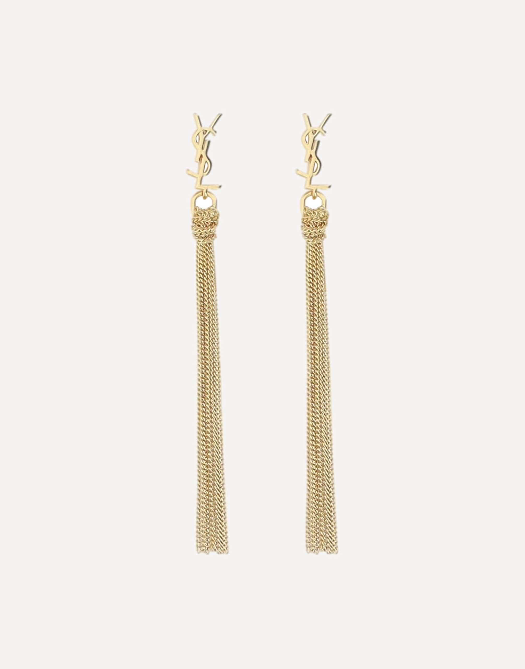 Saint Laurent Saint Laurent Bo Pompons Earrings