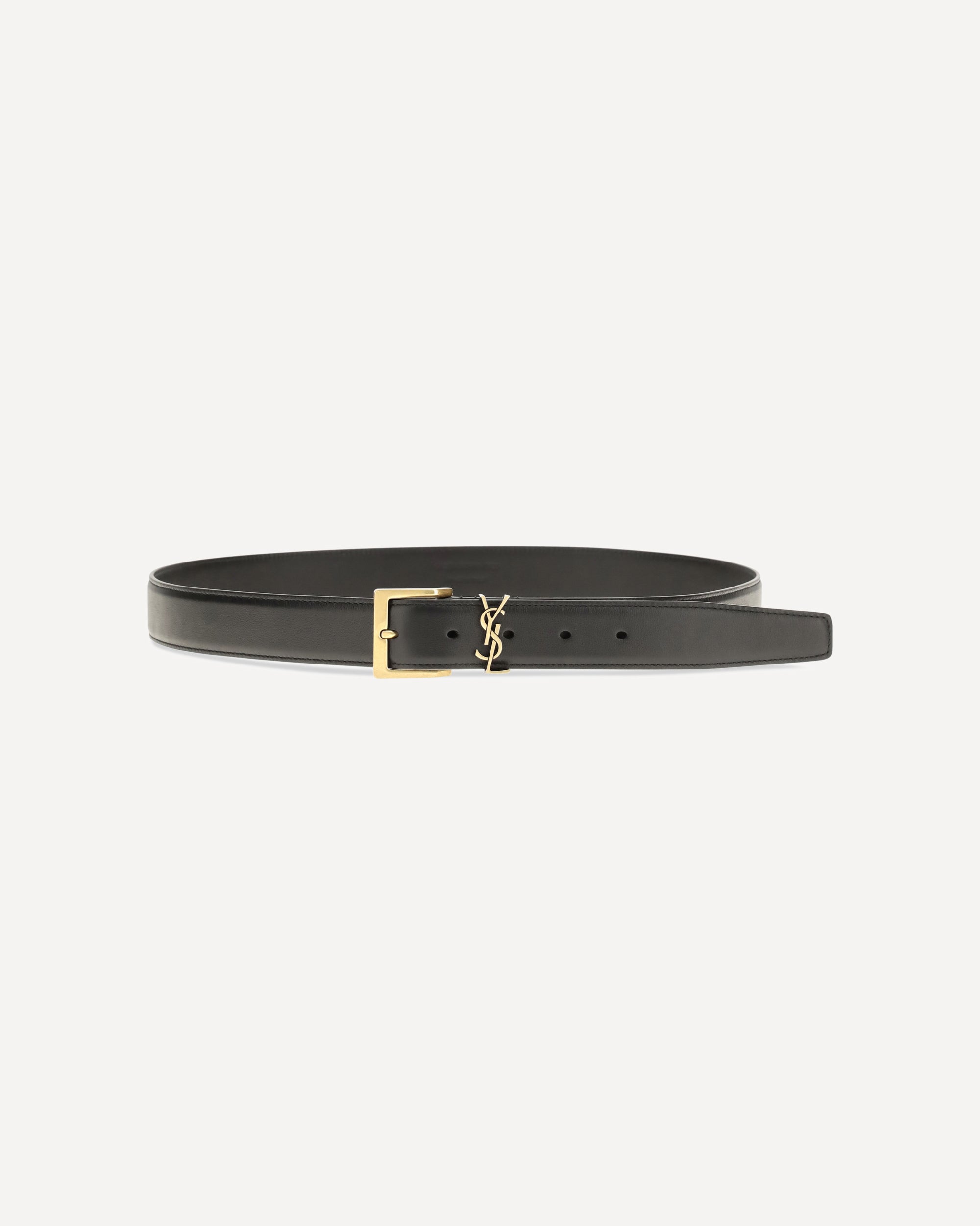 Saint Laurent Box Laque Leather Belt - alternate view