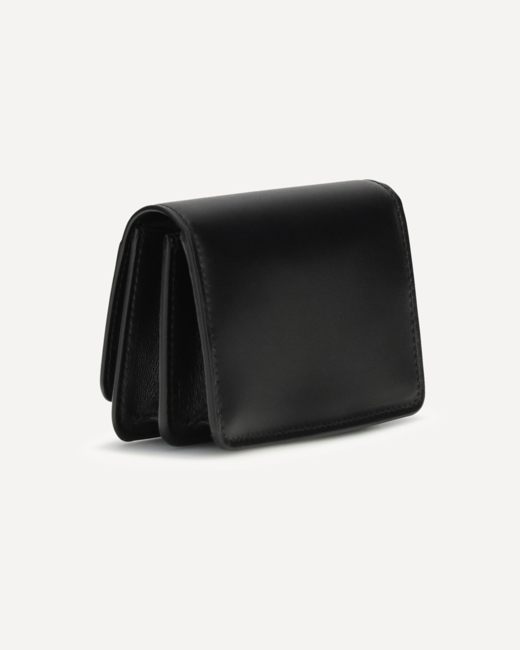 Saint Laurent Business Card Holder With Snap Closure