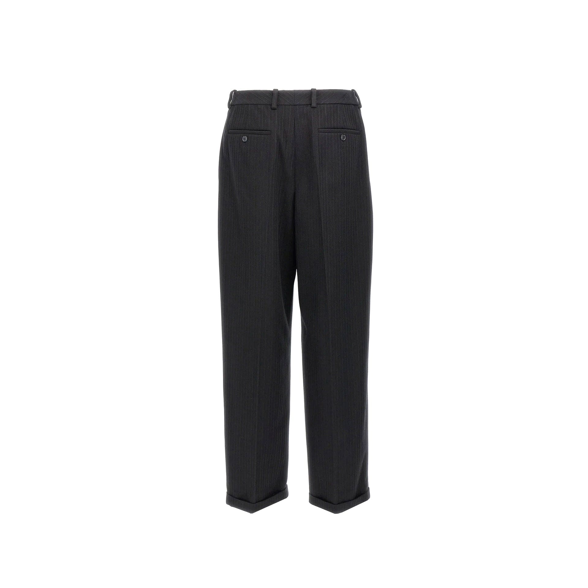 Saint Laurent Cashmere And Wool Flannel 90's Striped Pants
