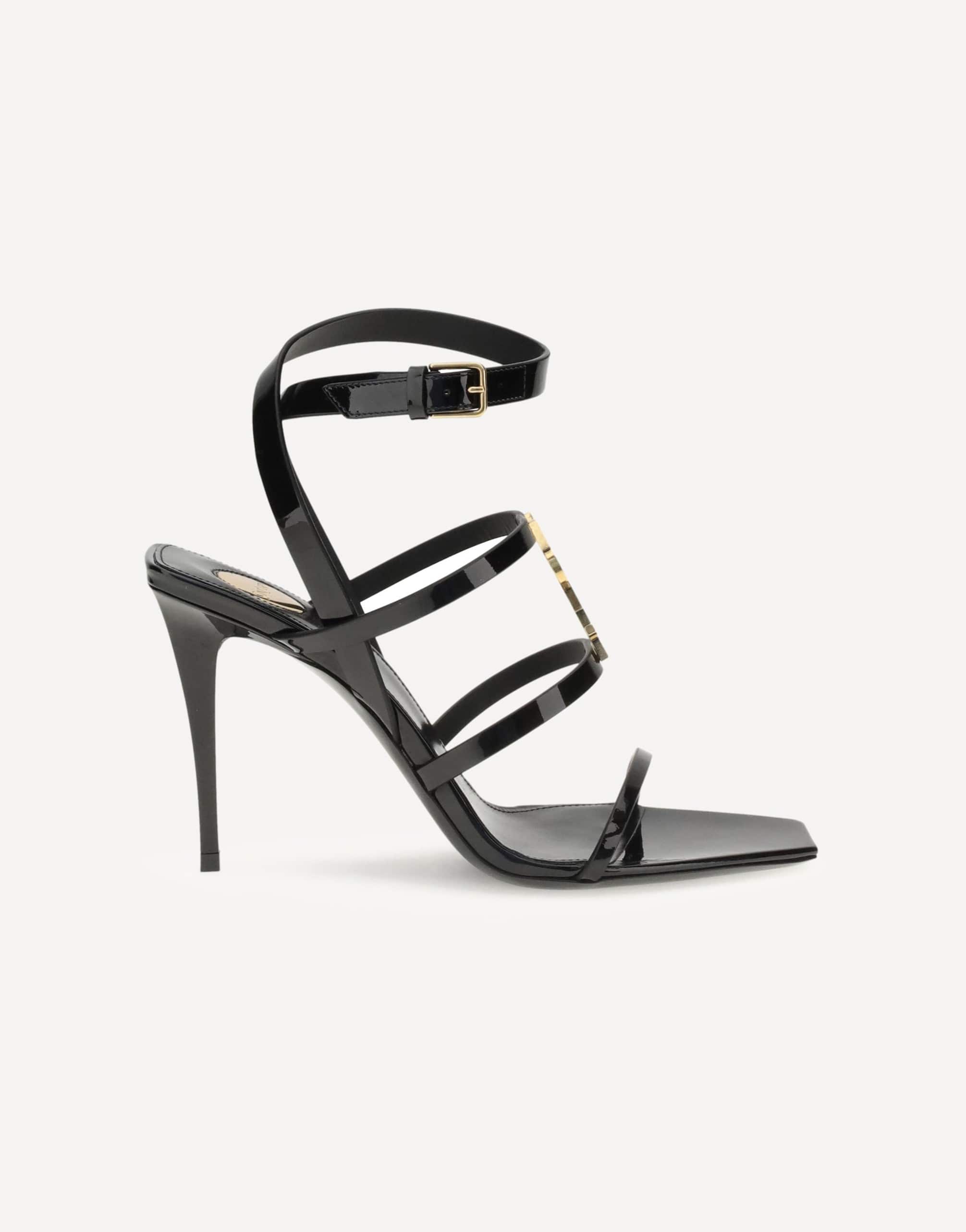 Saint Laurent Cassandra Patent Leather Sandals