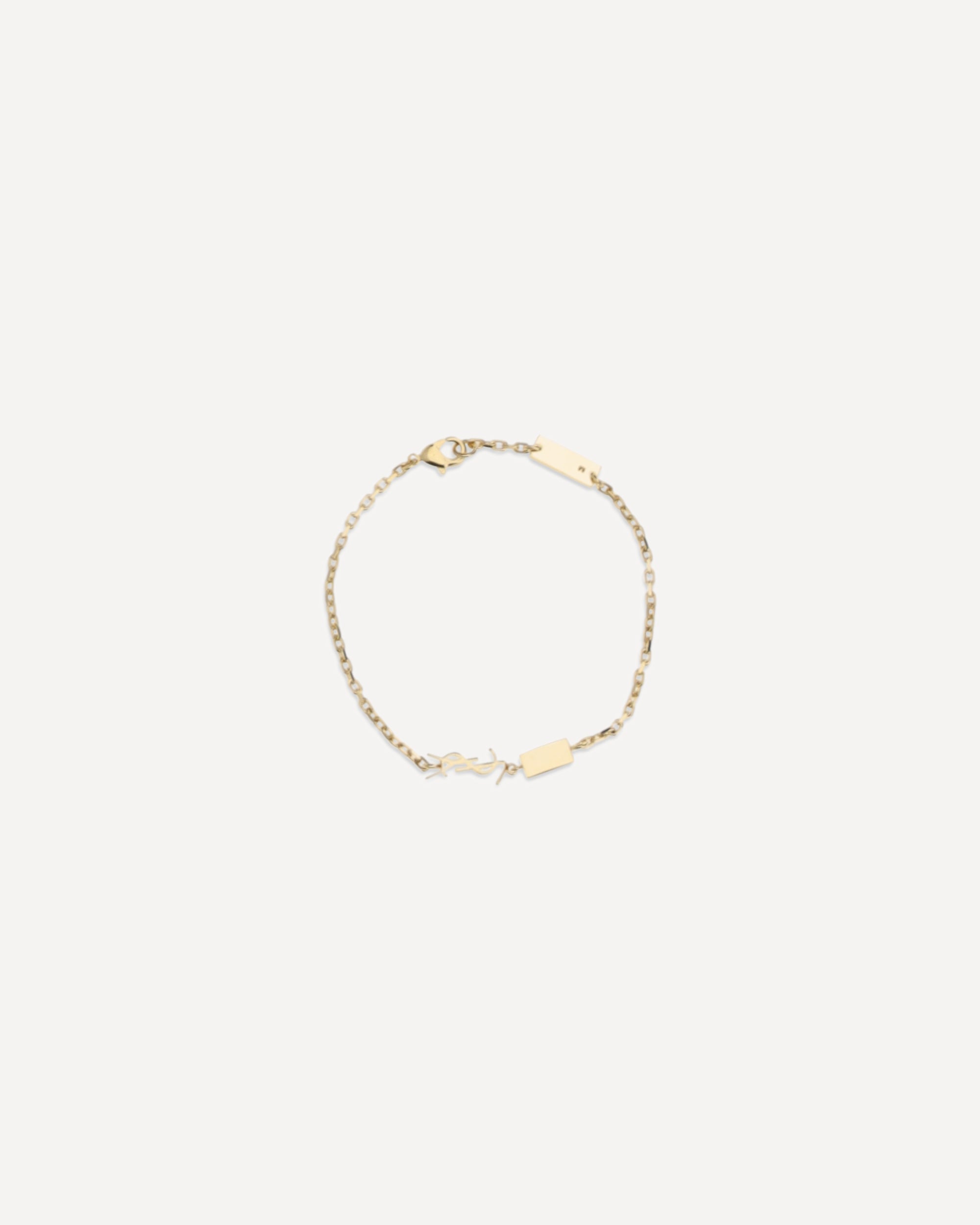 Saint Laurent Cassandre Bracelet With Charms And Strass - alternate view