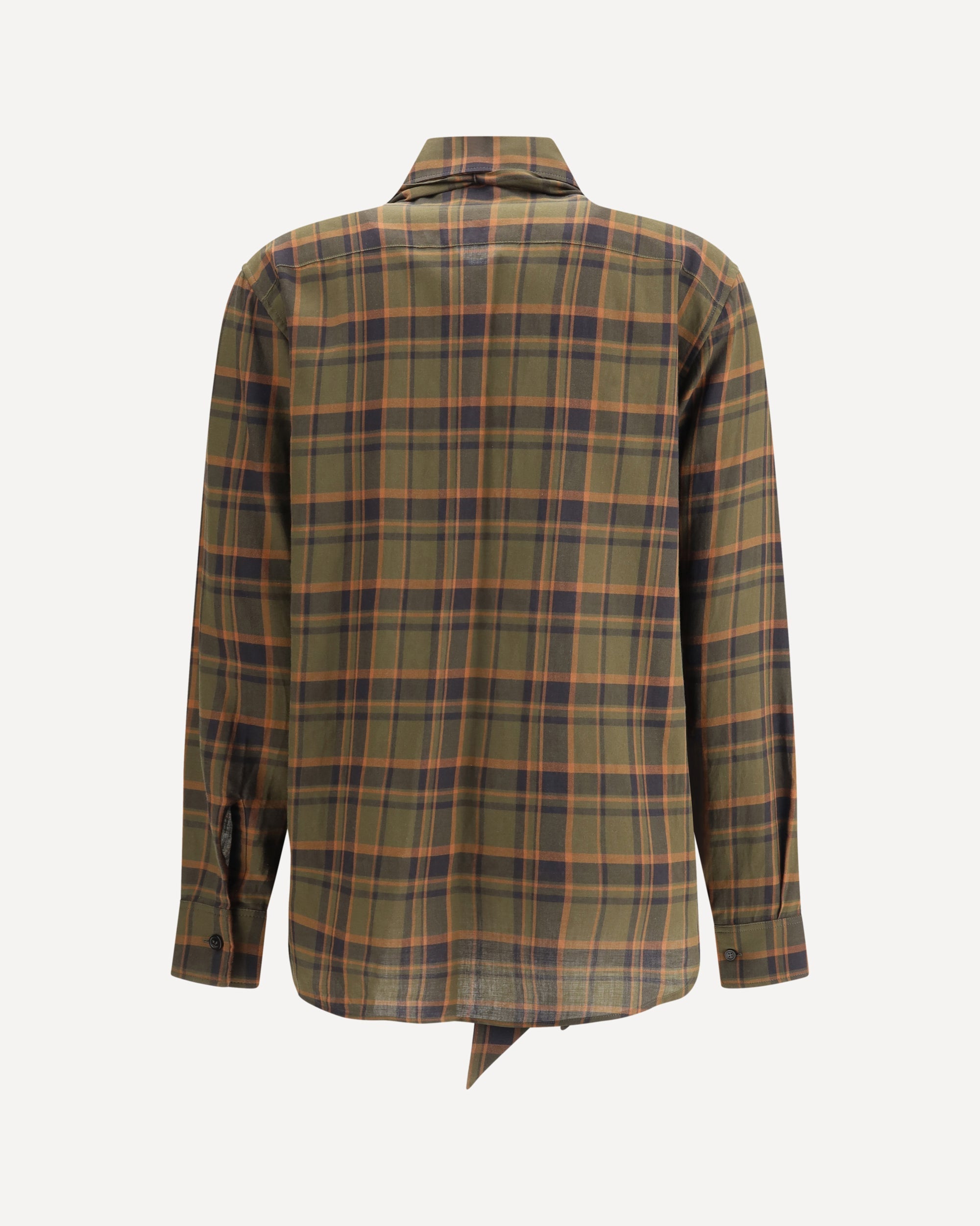 Saint Laurent Cassandre Check Lavallière Shirt - alternate view