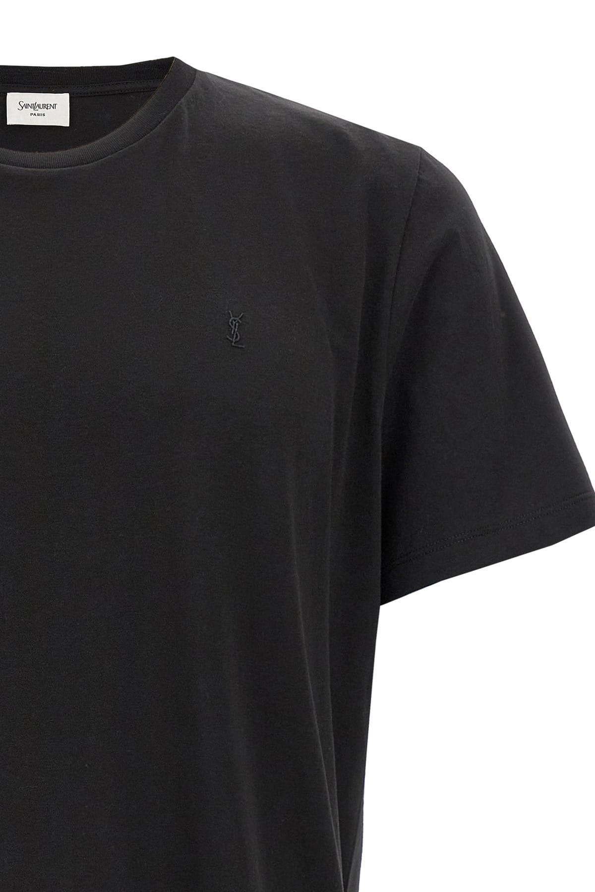 Saint Laurent Saint Laurent Cassandre Embroidery T-Shirt