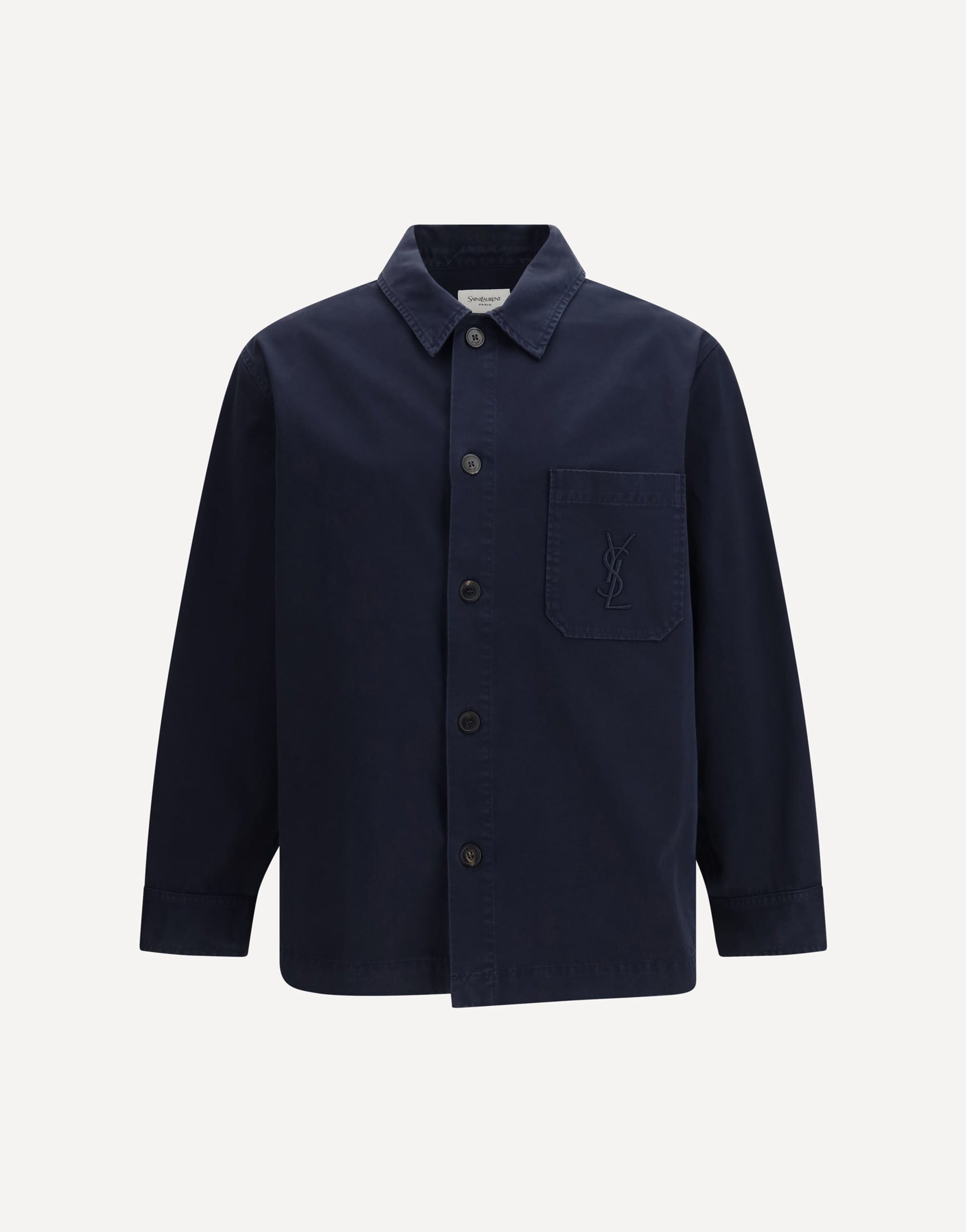 Saint Laurent Cassandre Gabardine Logo Overshirt