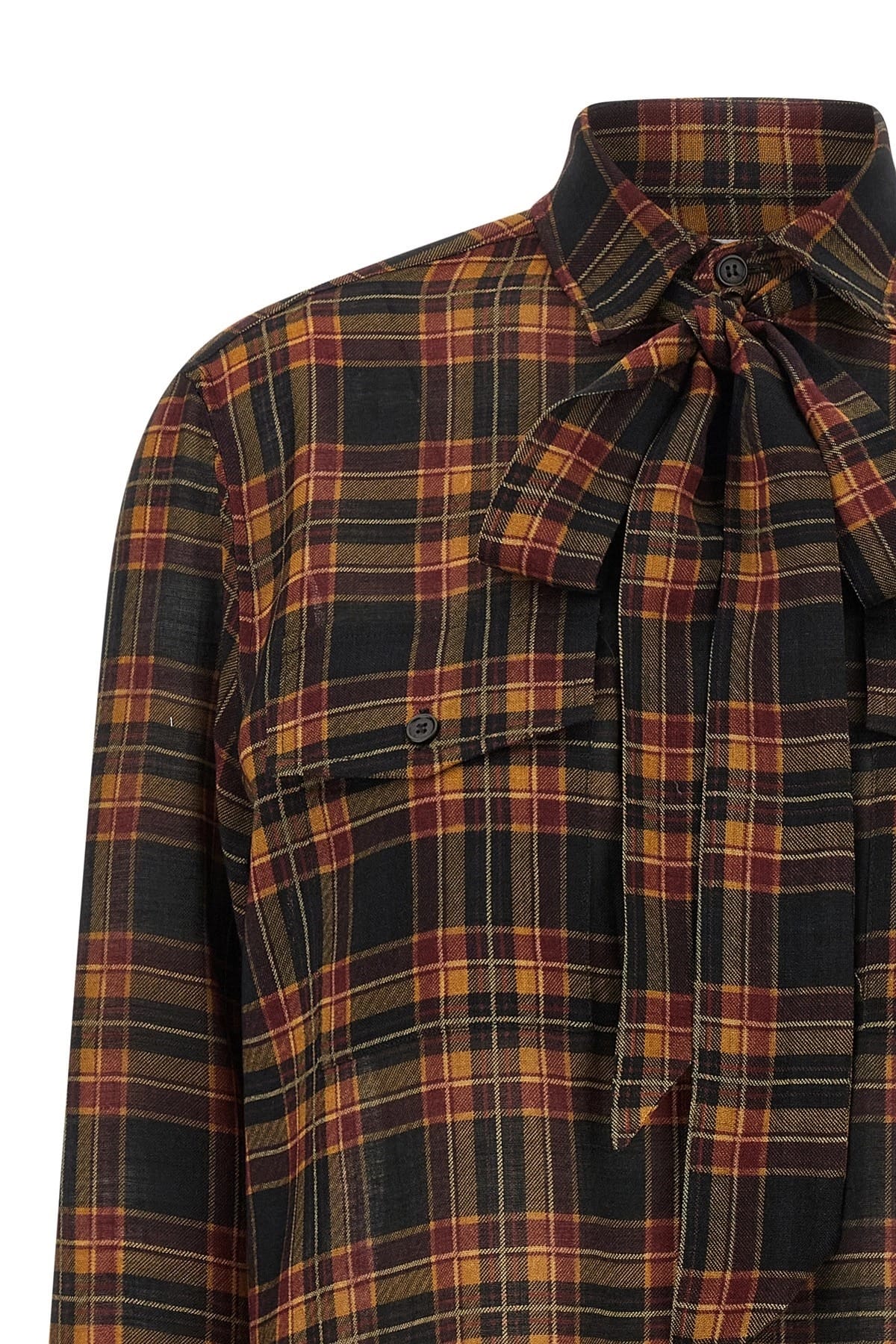 Saint Laurent Saint Laurent Cassandre Lavalliere Shirt