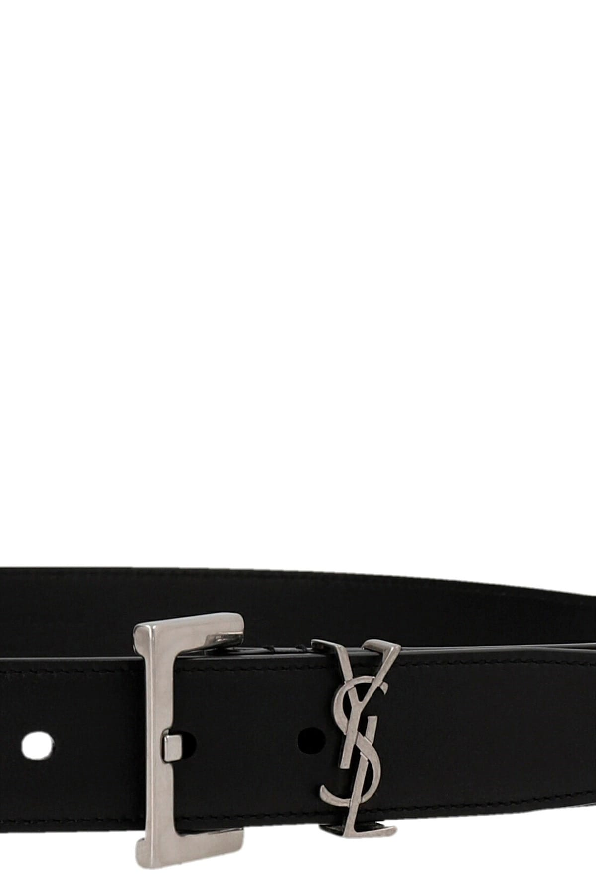 Saint Laurent Saint Laurent Cassandre Leather Belt