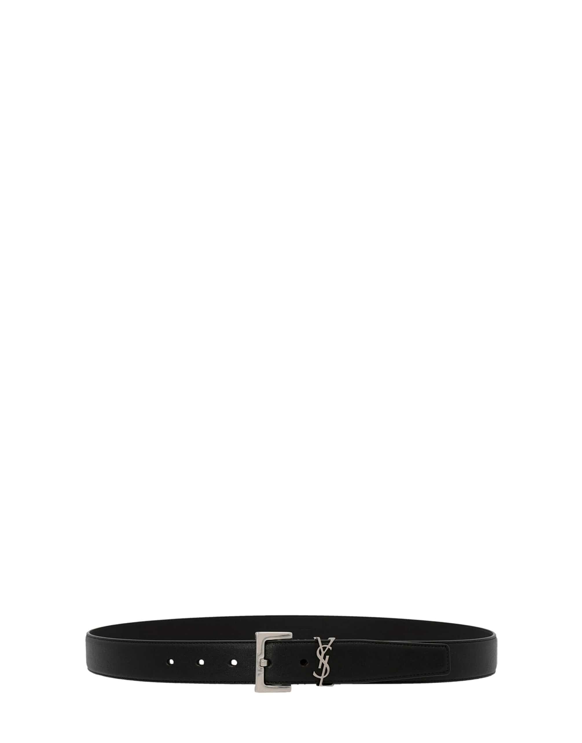 Saint Laurent Saint Laurent Cassandre Leather Belt