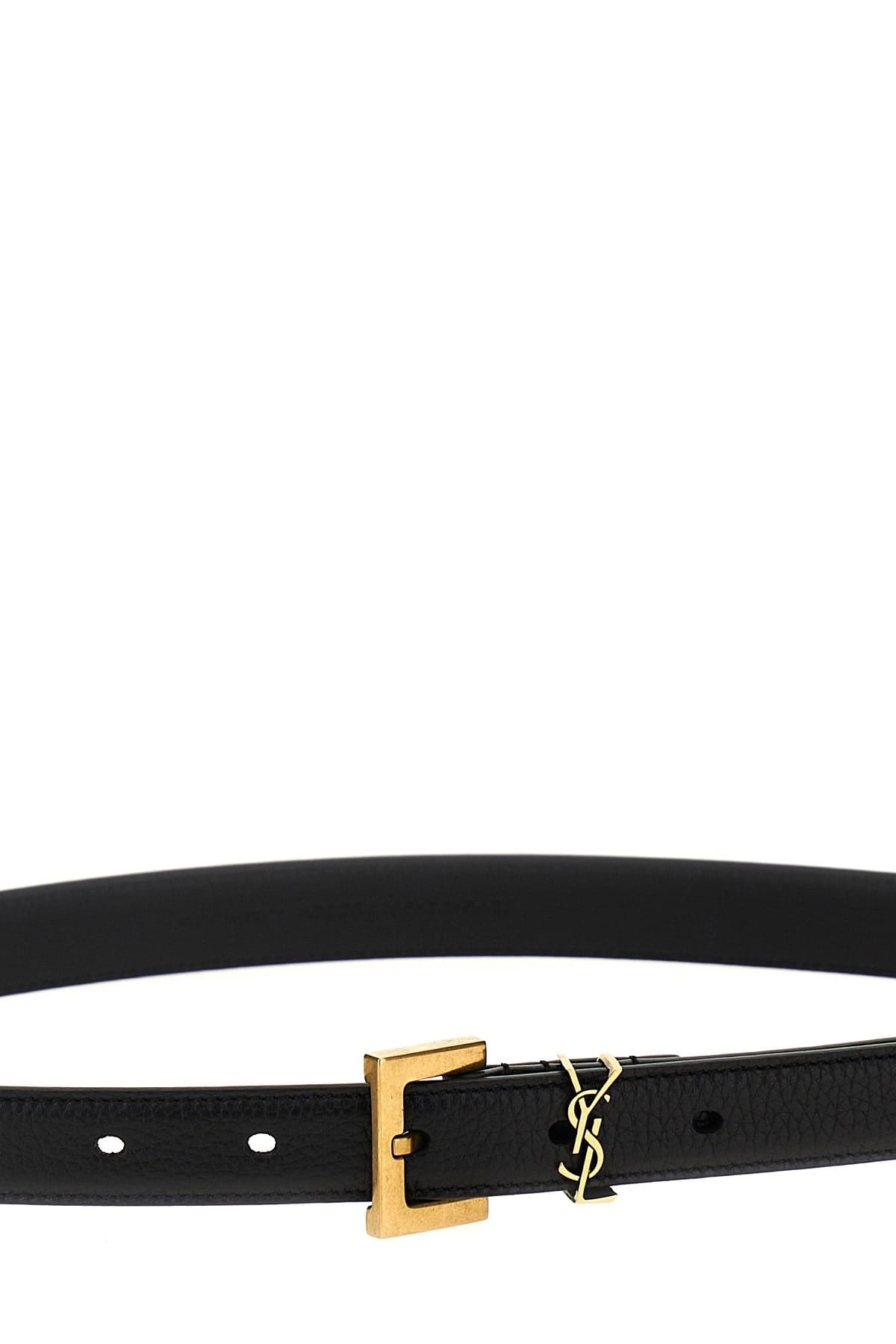 Saint Laurent Saint Laurent Cassandre Leather Belt