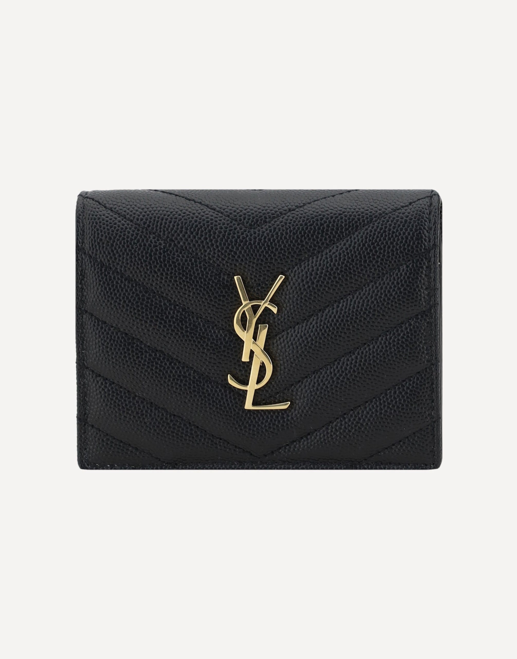 Saint Laurent Cassandre Matelassé Card Holder