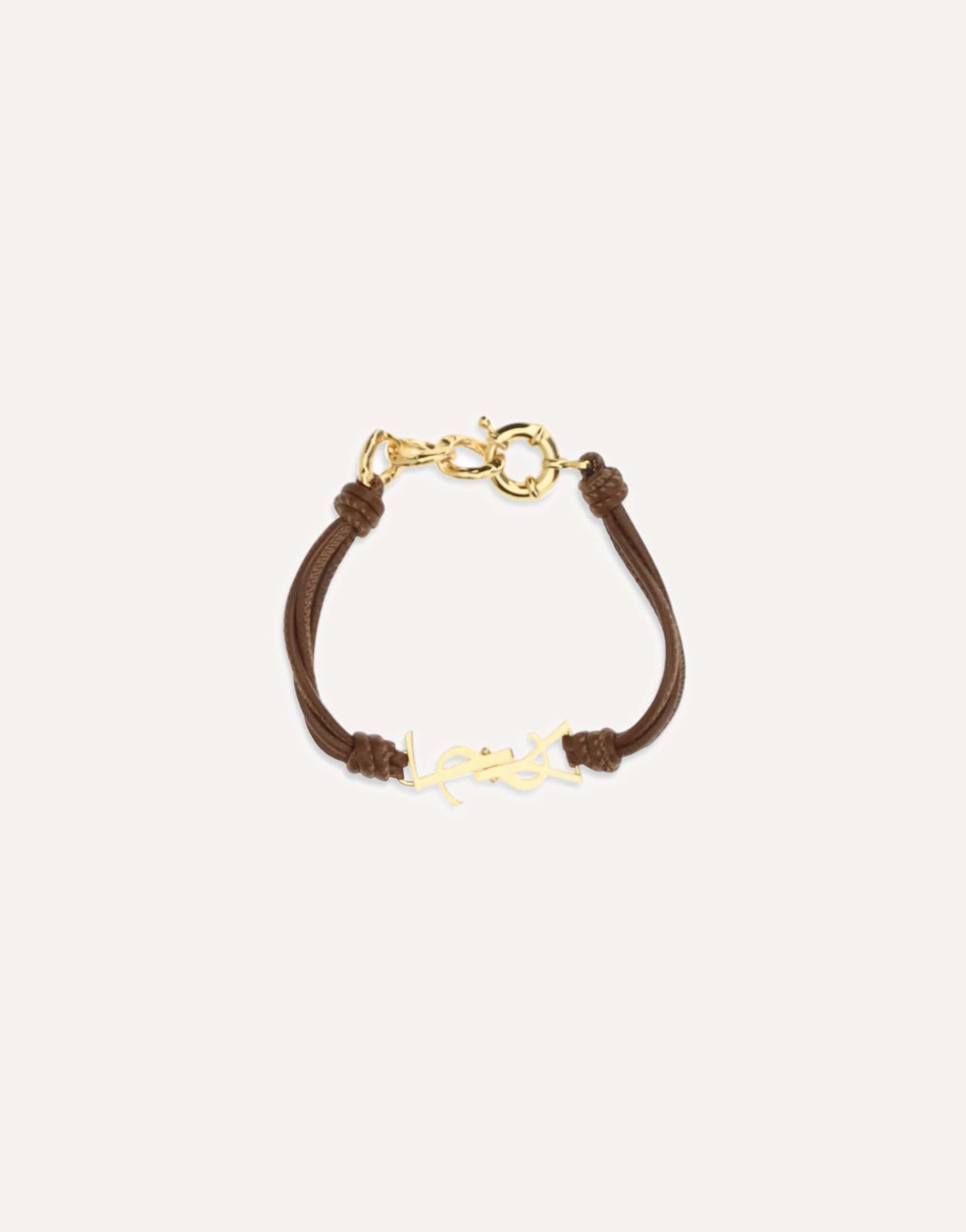 Saint Laurent Cassandre Multi-Wrap Bracelet