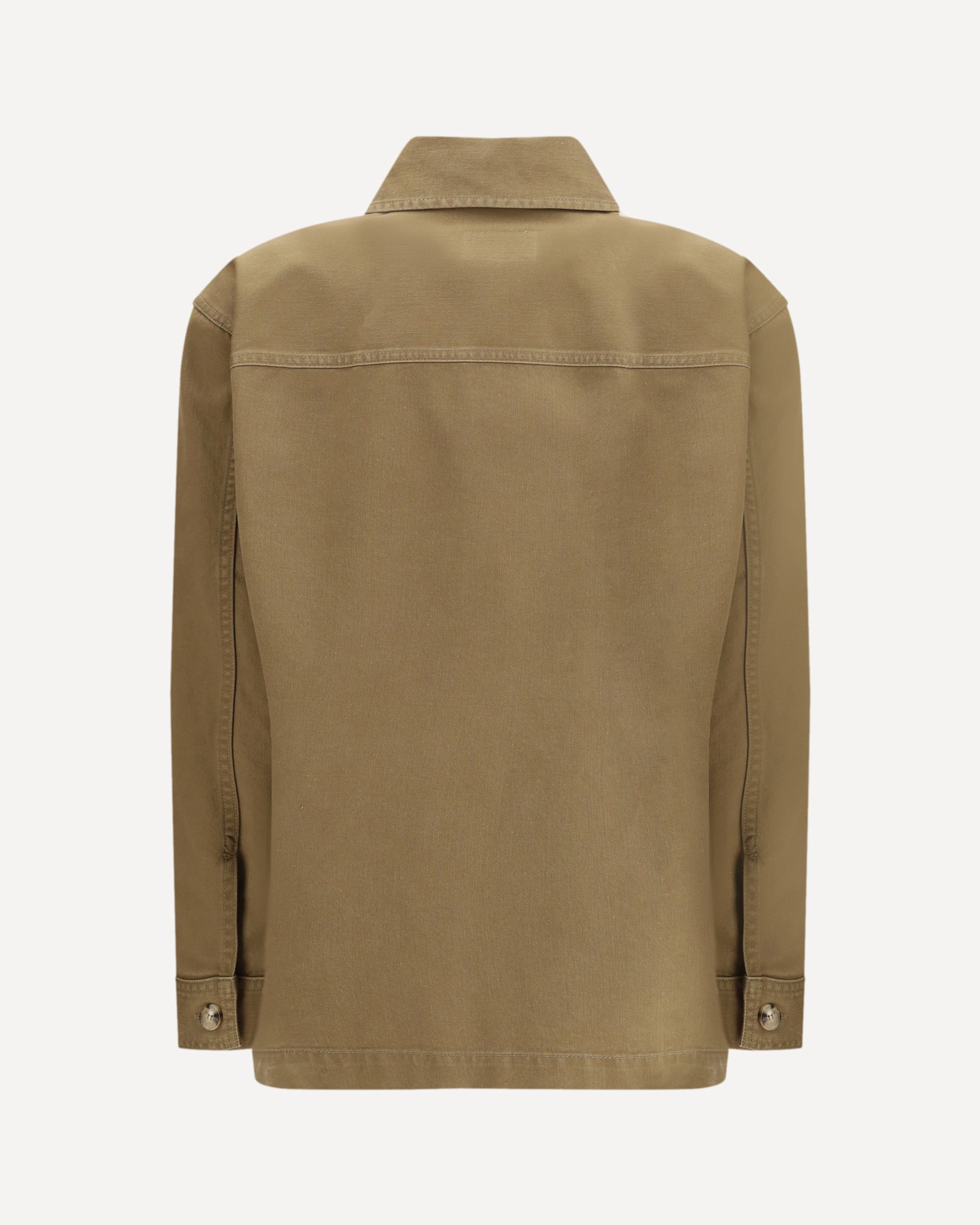 Saint Laurent カサンドル オーバーシャツ コットンリネン ギャバジン - alternate view