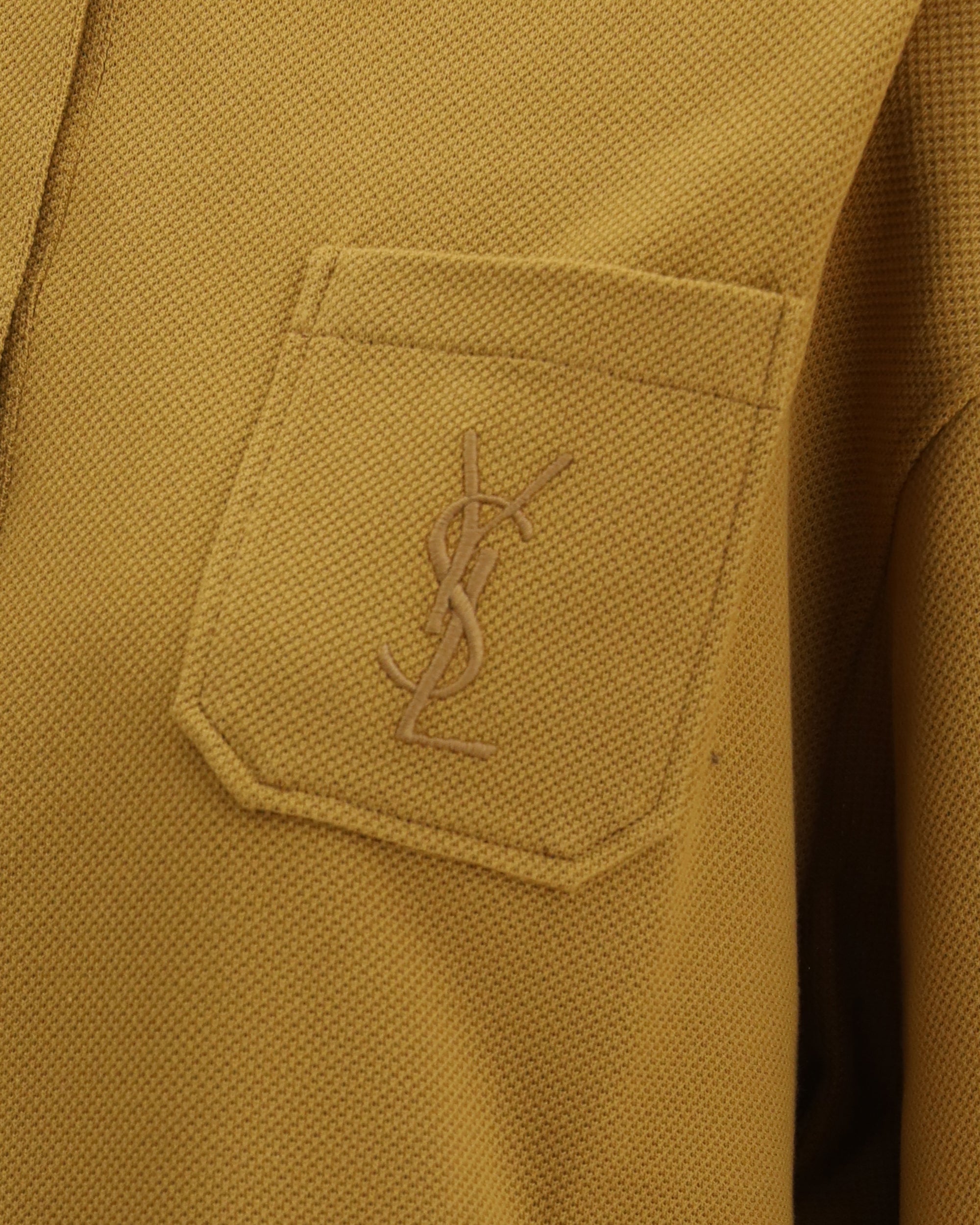 Saint Laurent Cassandre Oversized Piqué Polo