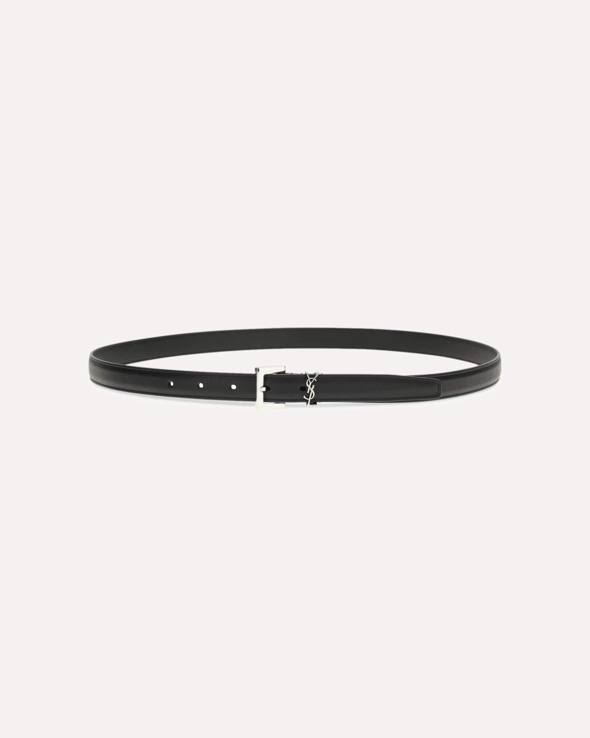 Saint Laurent Cassandre Slim Belt - alternate view