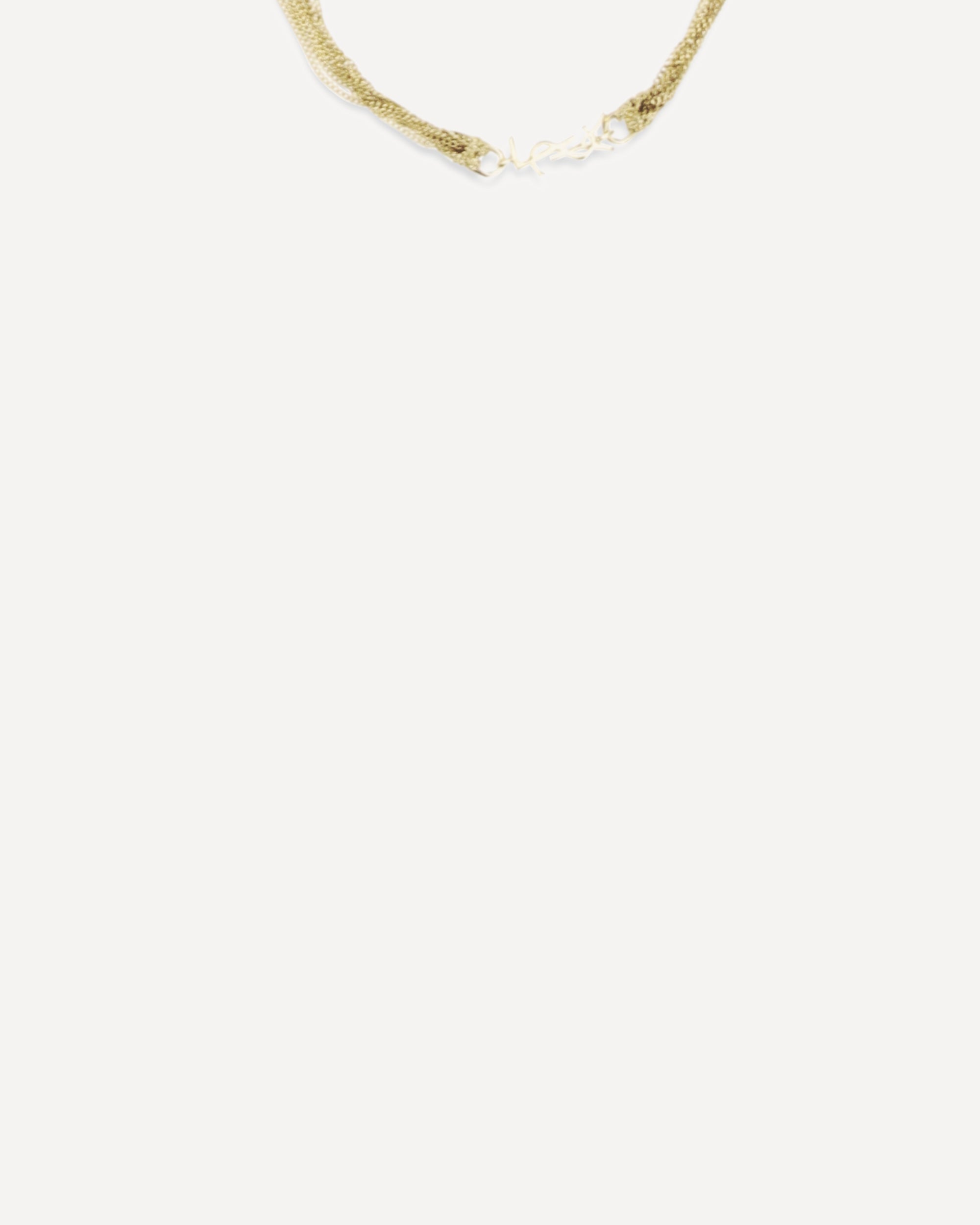 Saint Laurent Cassandre Tassel Bracelet