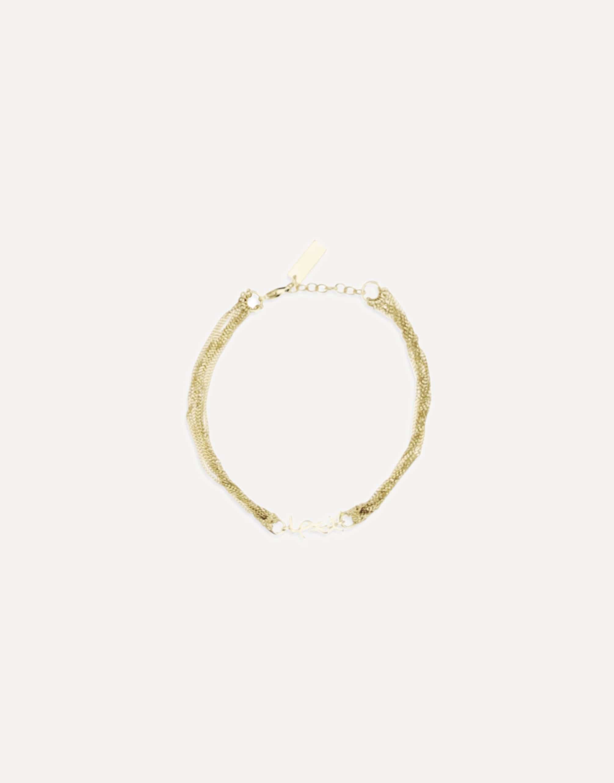 Saint Laurent Cassandre Tassel Bracelet
