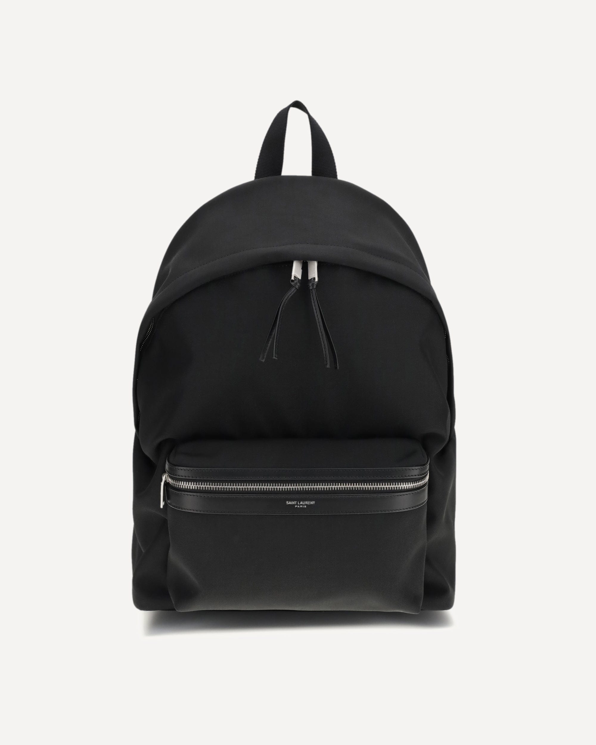 Saint Laurent City Backpack In Leather And Nylon