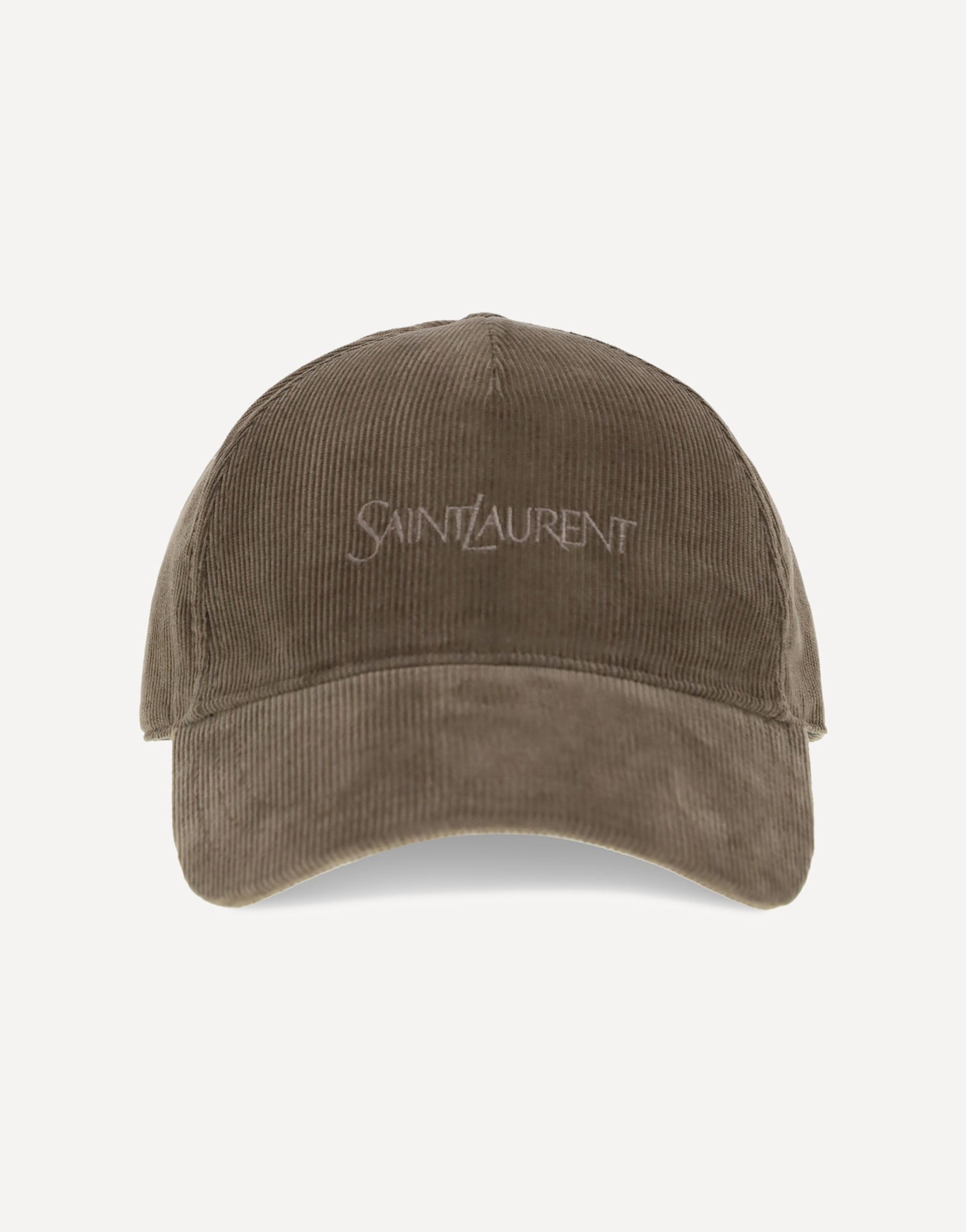 Saint Laurent Corduroy Baseball Hat