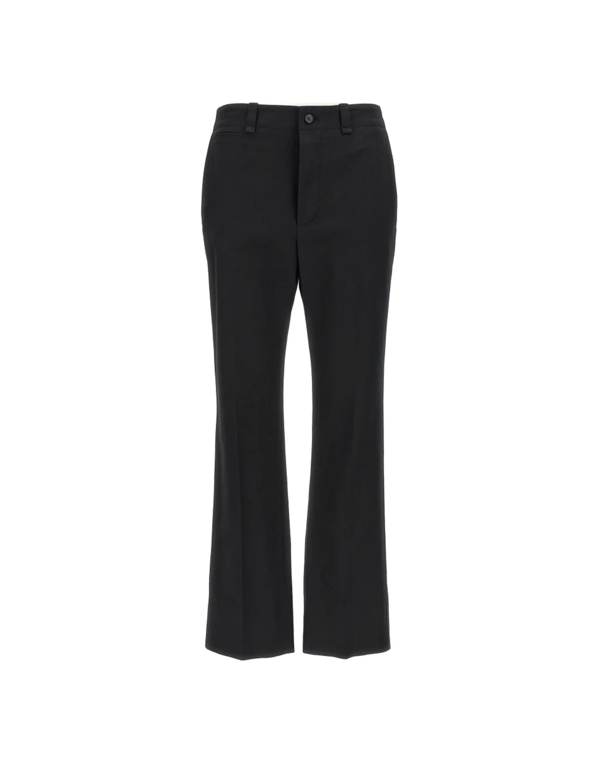 Saint Laurent Cotton Front Button Trousers